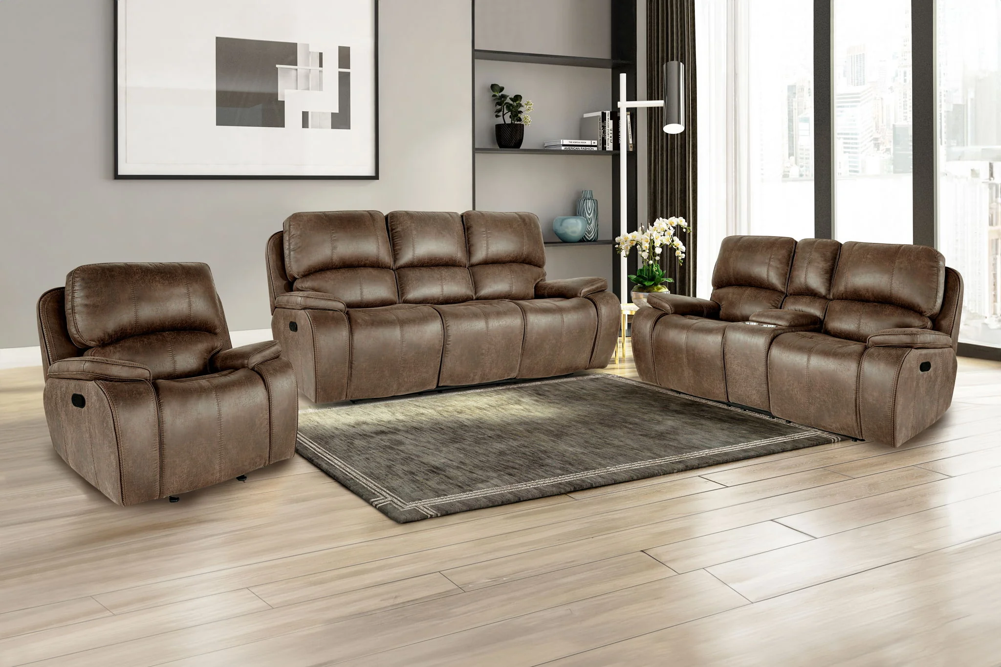 Brookings - Reclining Sofa Set - Image 7