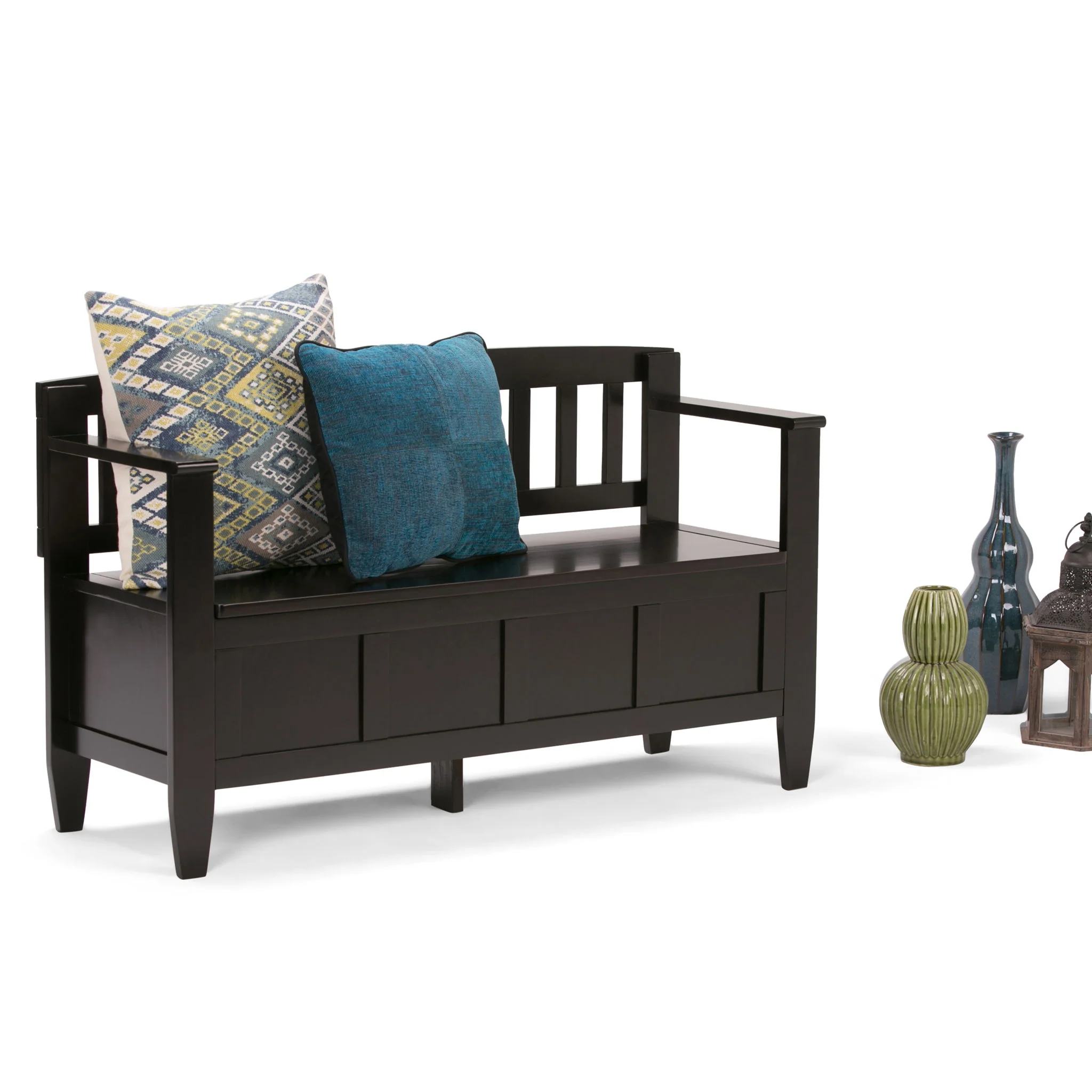 Brooklyn - Handcrafted Entryway Storage Bench - Image 23