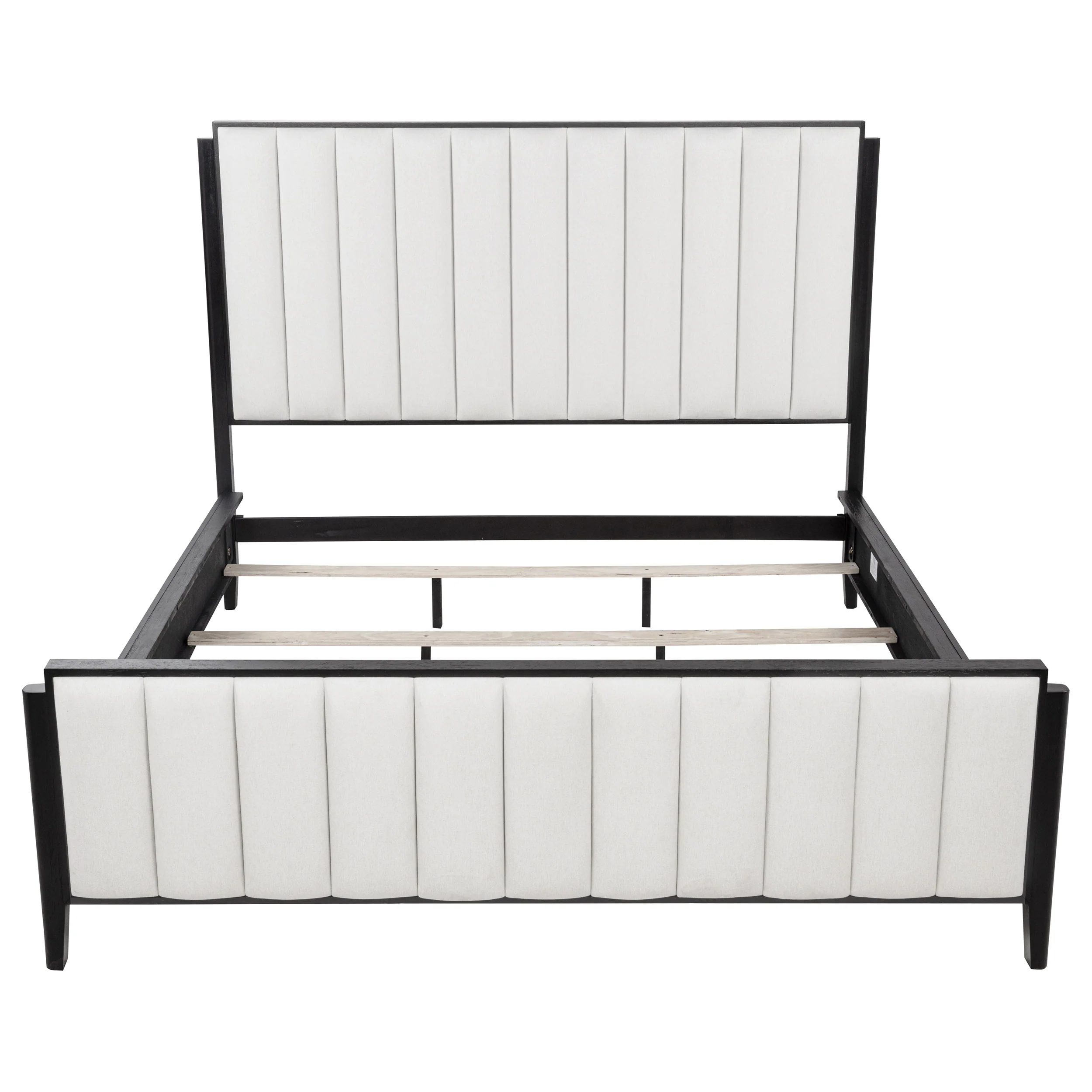 Brookmead 60-inch Upholstered California King Bed, Black - Image 3