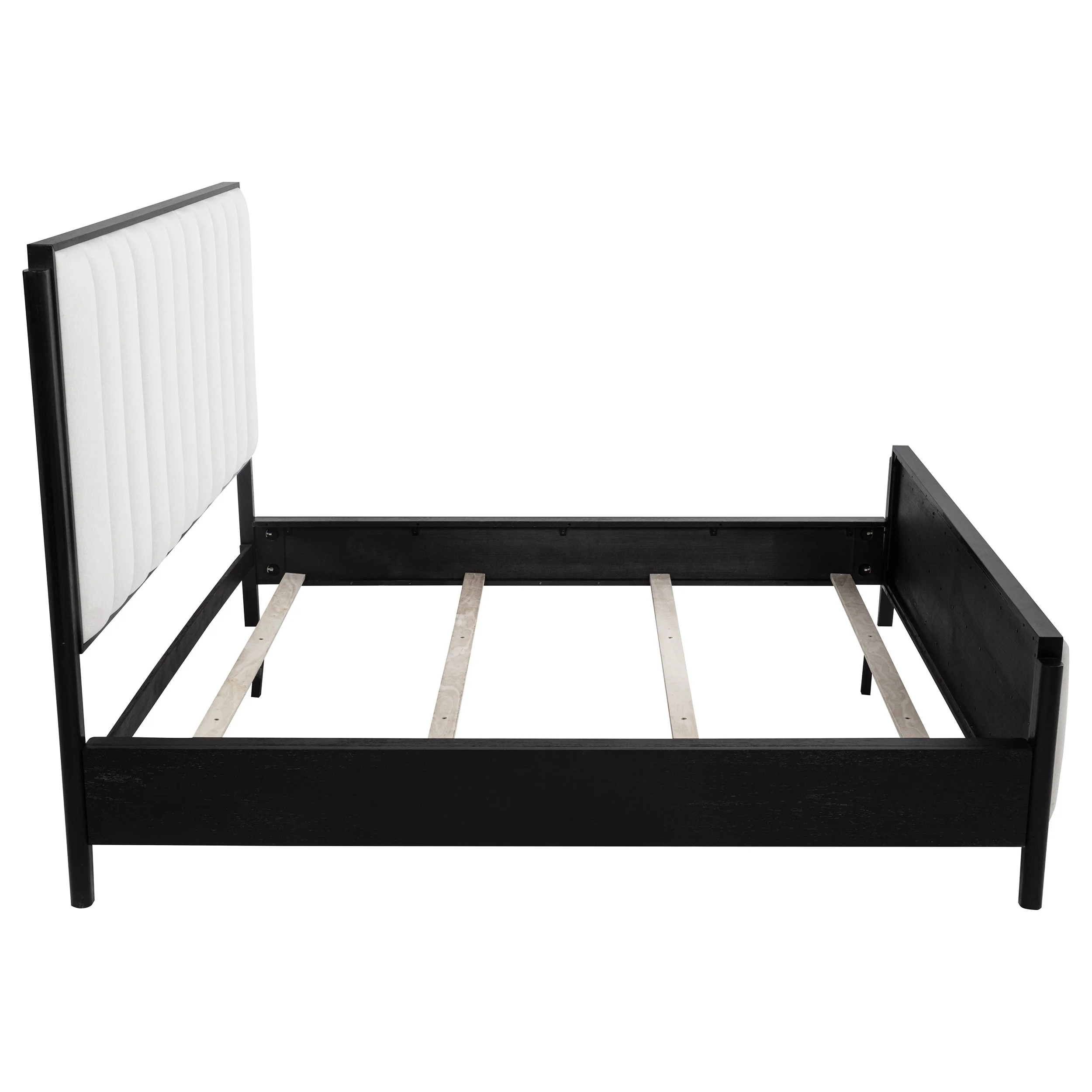 Brookmead 60-inch Upholstered California King Bed, Black - Image 6