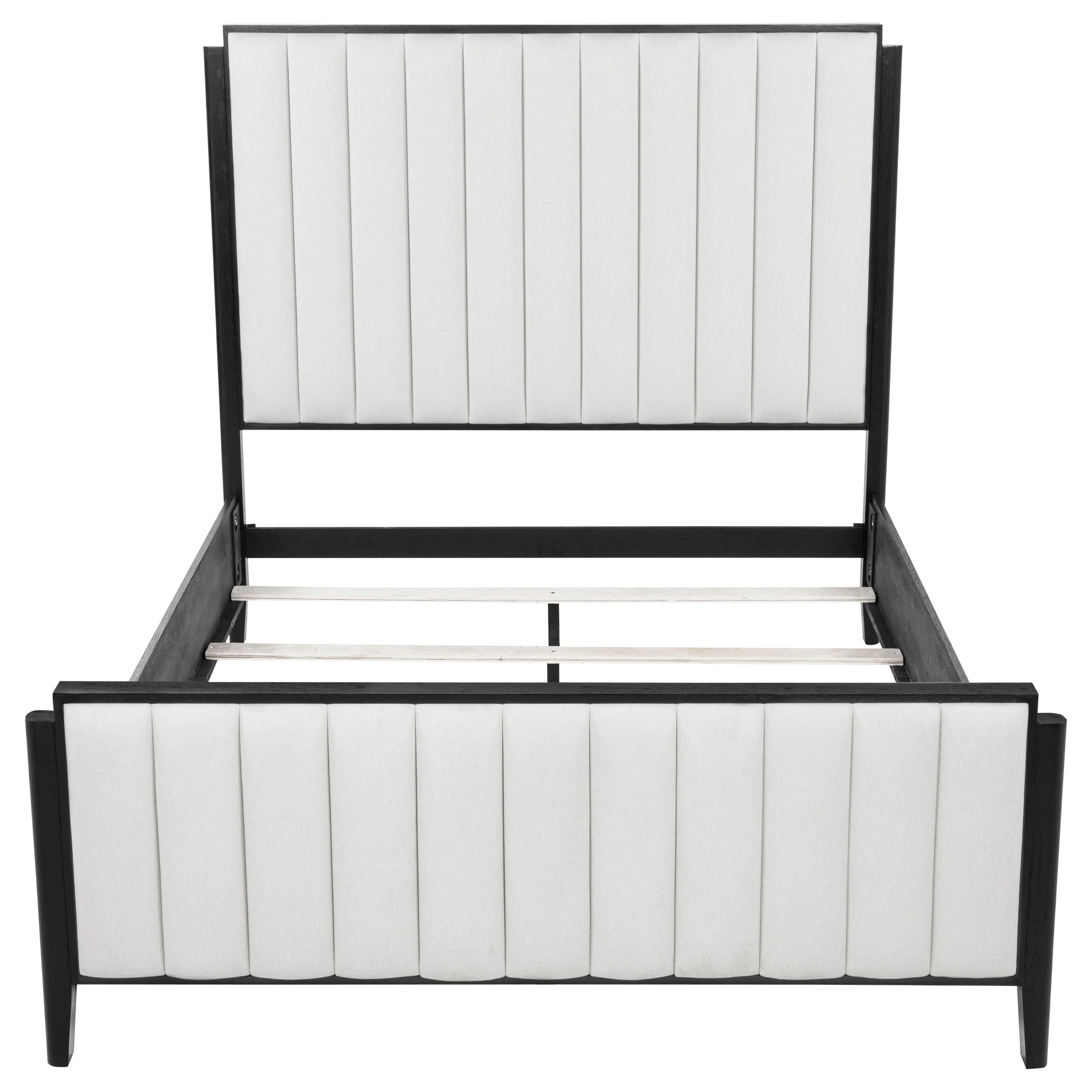 Brookmead 60-inch Upholstered Queen Bed, Black - Image 2