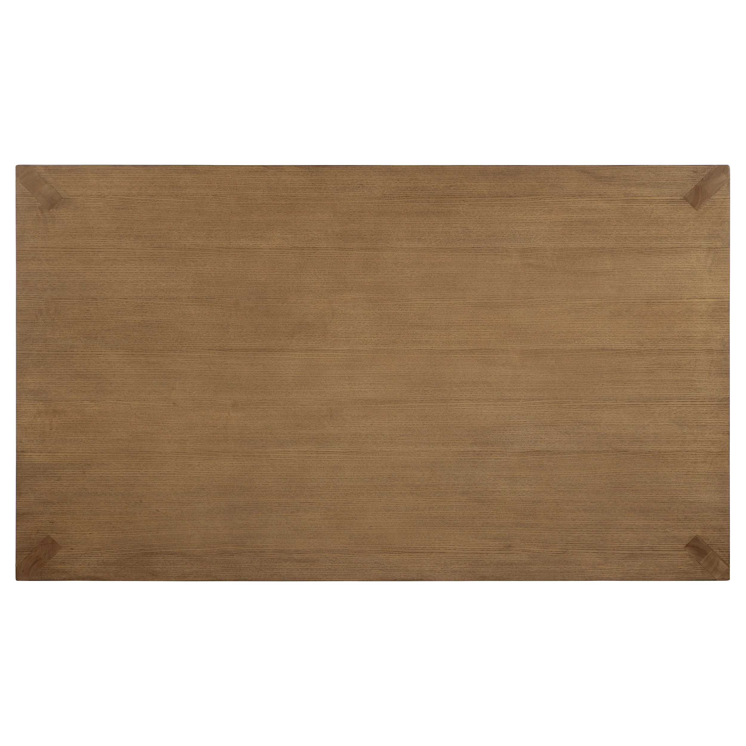 Bruner 72-Inch Rectangular Wood Dining Table - Natural Brown - Image 4