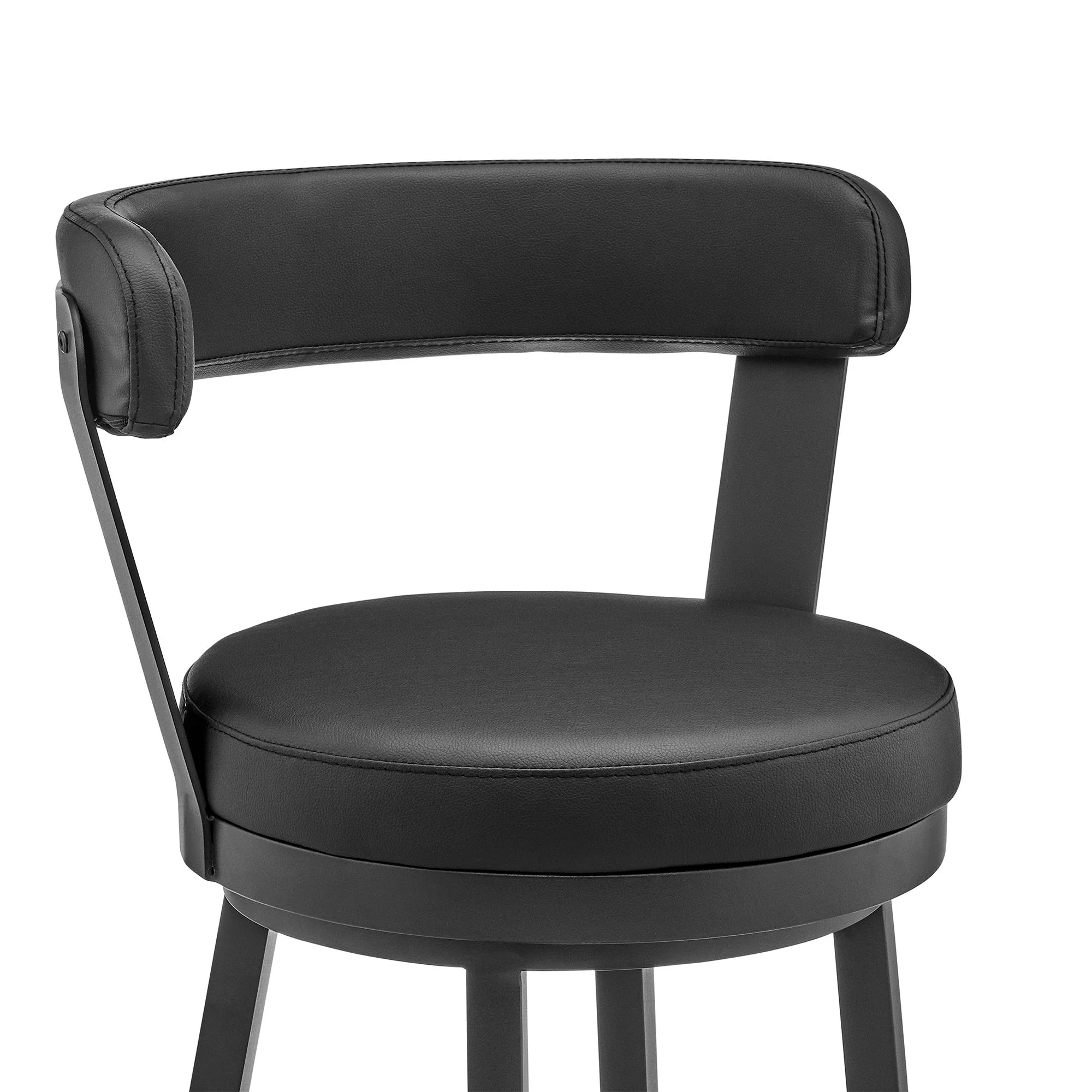 Bryant - Swivel Bar Stool With Black Frame - Image 6