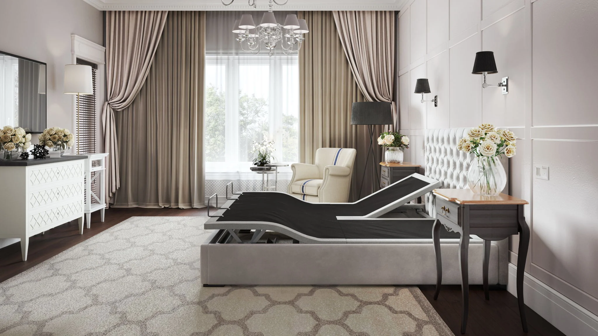 Btx5 - Flex Head Adjustable Bed Base With Head And Foot Position Adjustment - Image 5