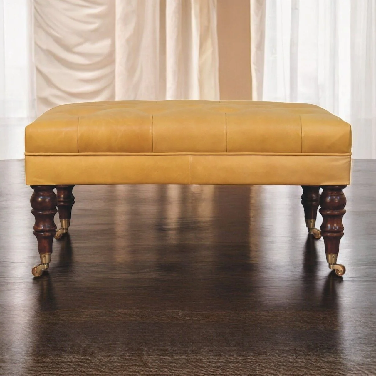 Buffalo - Ottoman With Castor Legs - Image 2