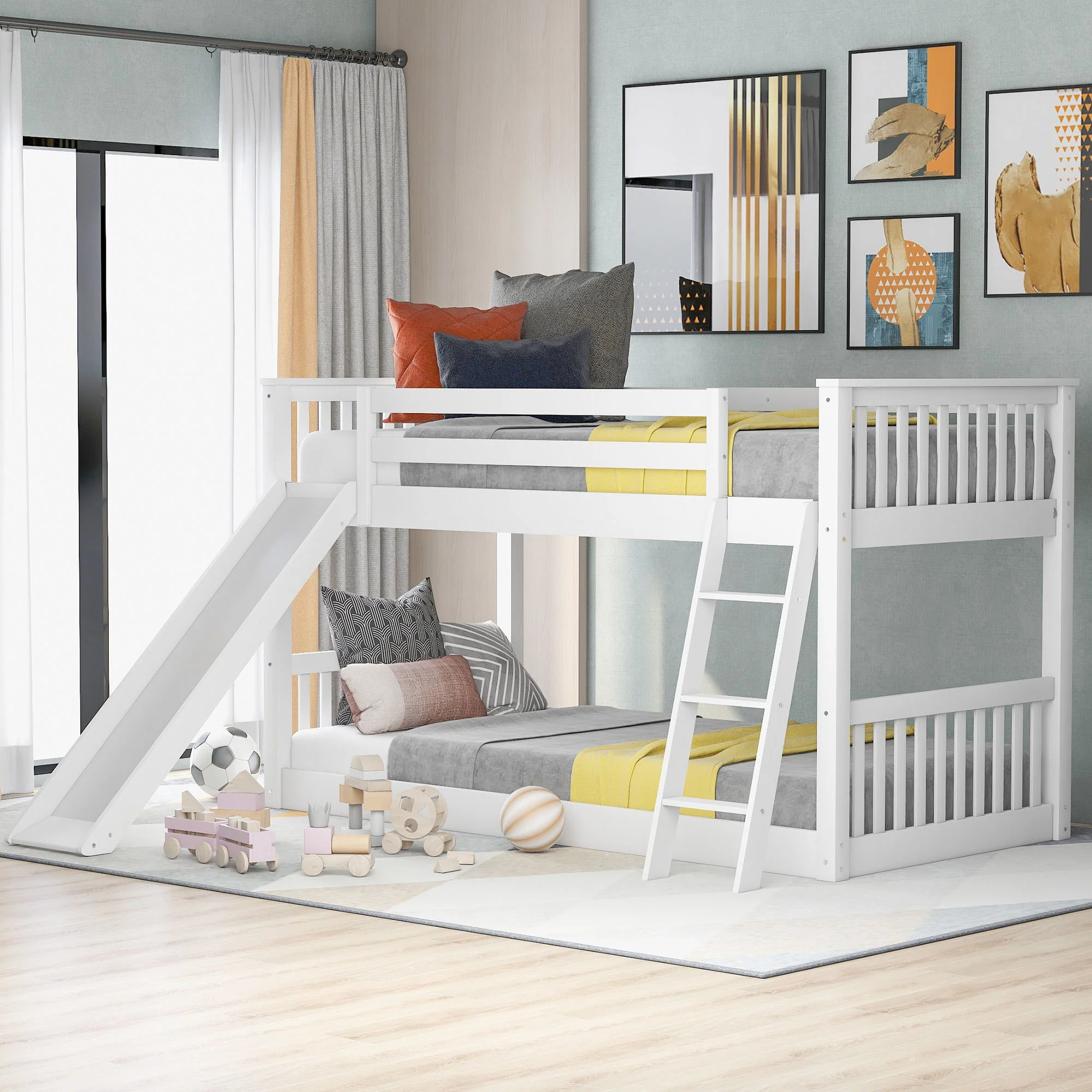 Bunk Bed & Convertible Slide And Ladder - Image 13