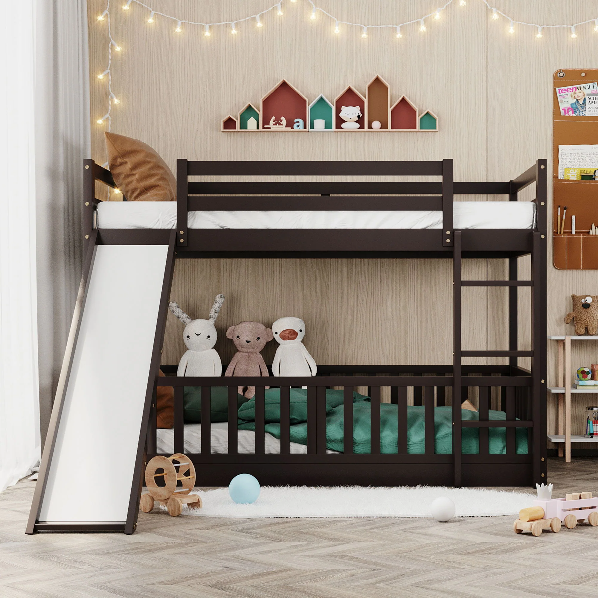 Bunk Bed With Convertible Ladder And Slide - Image 5