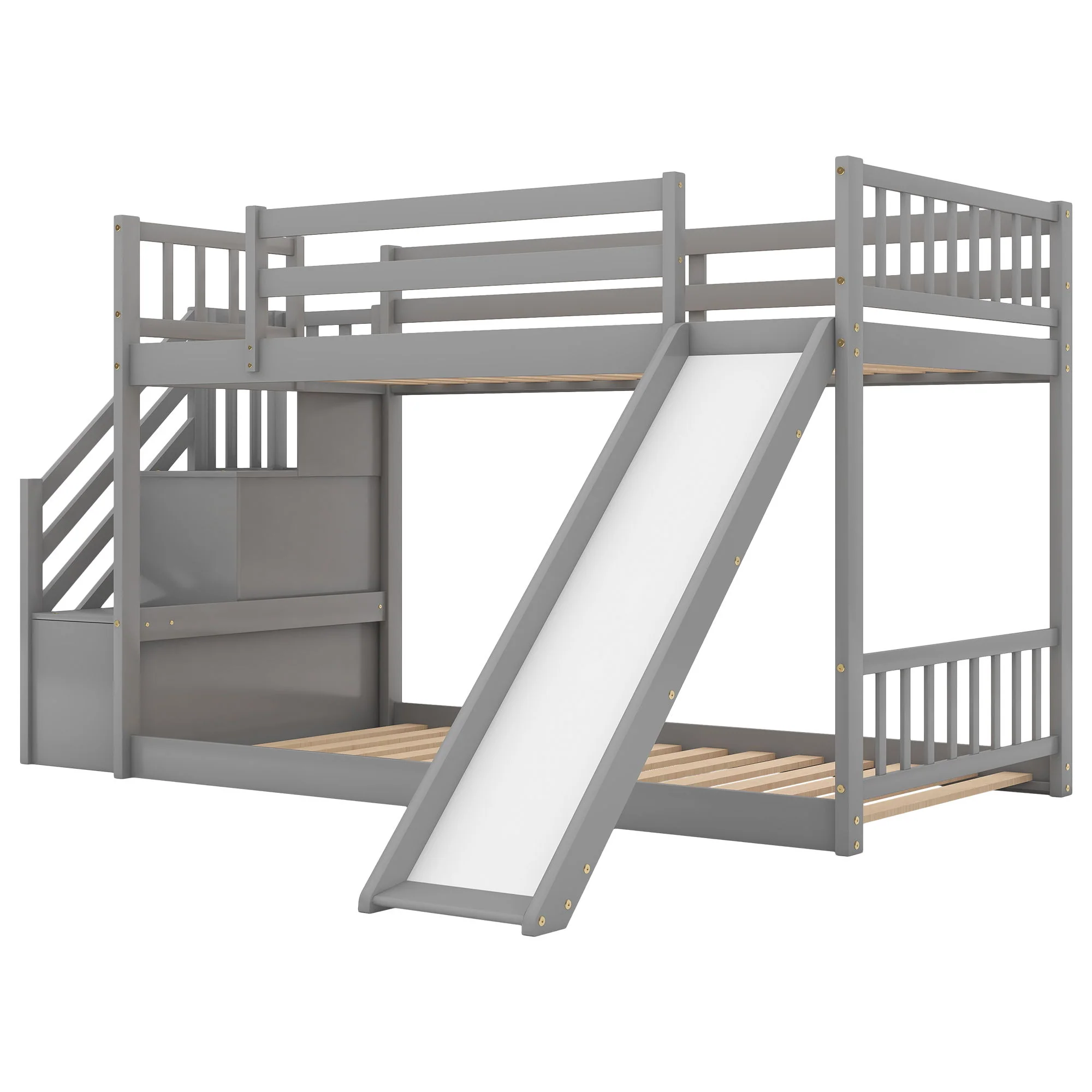 Bunk Bed With Convertible Slide And Stairway - Image 8
