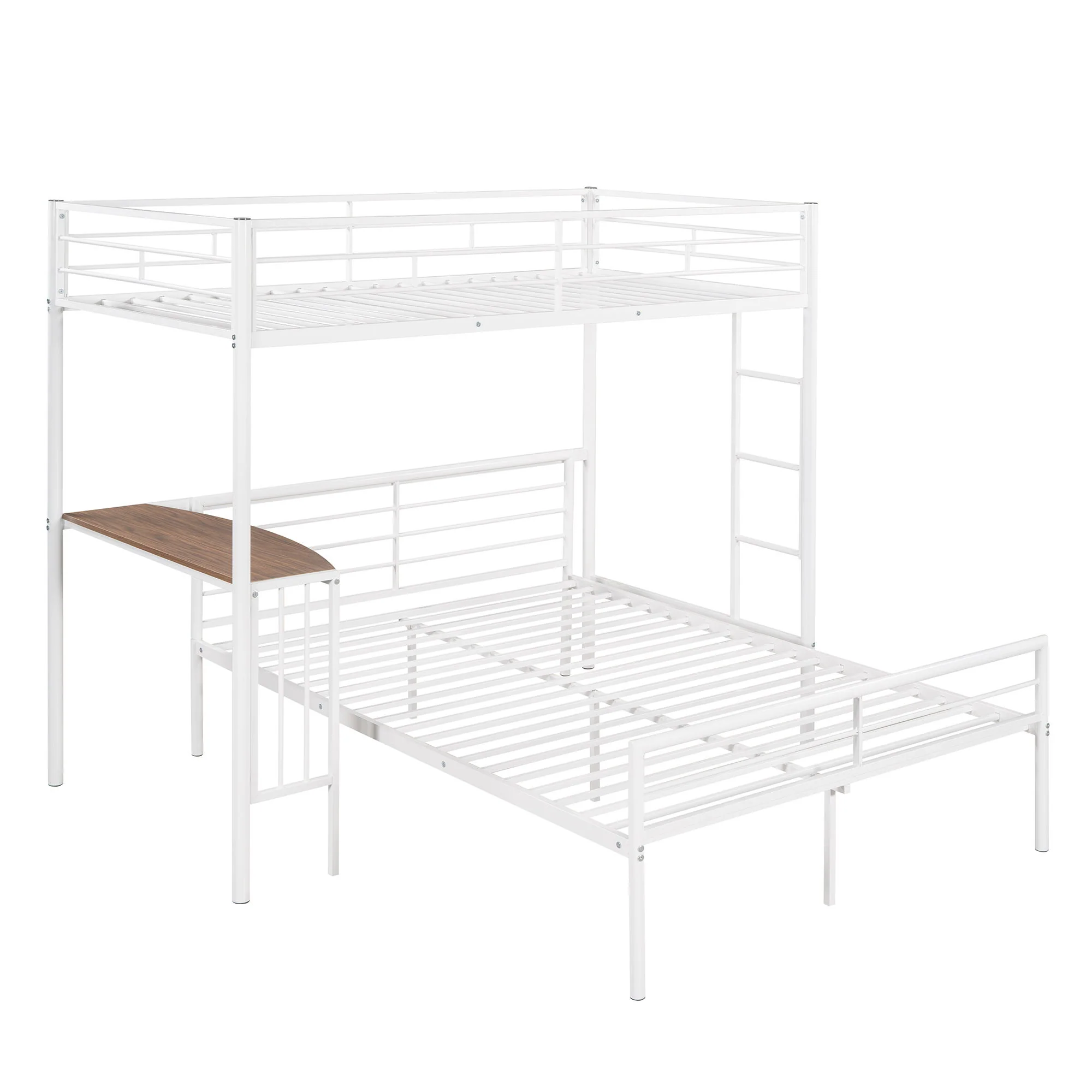 Bunk Bed With Desk, Ladder And Quality Slats For Bedroom - Image 12