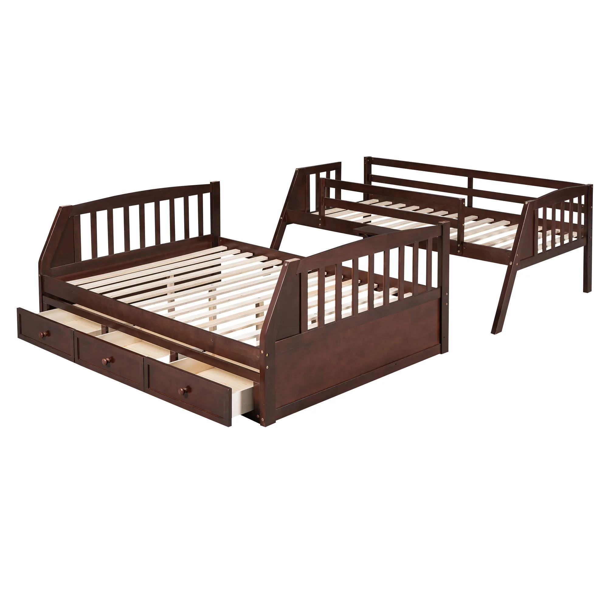 Bunk Bed With Drawers, Ladder And Storage Staircase - Image 13