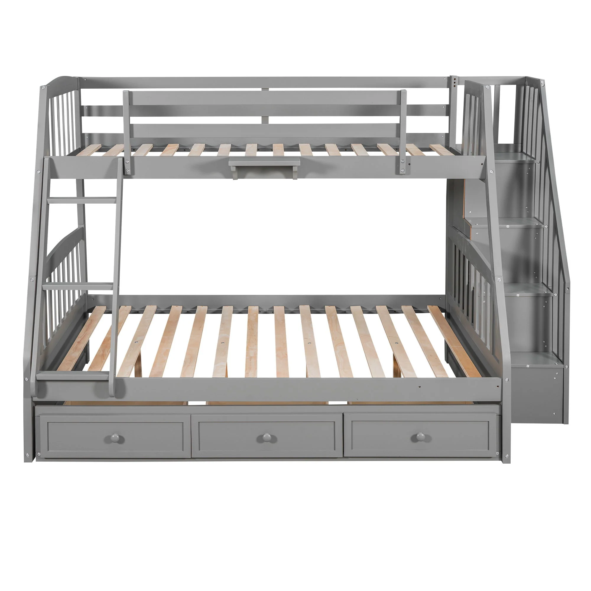 Bunk Bed With Drawers, Ladder And Storage Staircase - Image 14