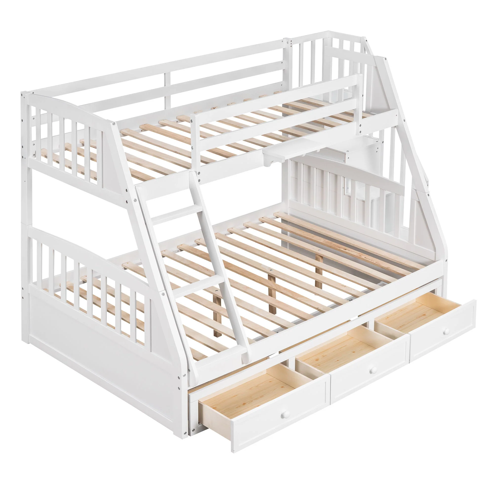 Bunk Bed With Drawers, Ladder And Storage Staircase - Image 8
