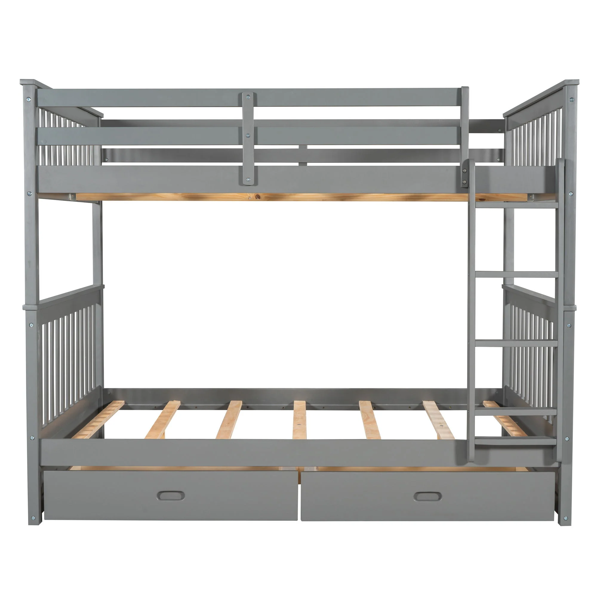 Bunk Bed With Ladders And 2 Storage Drawers - Image 52