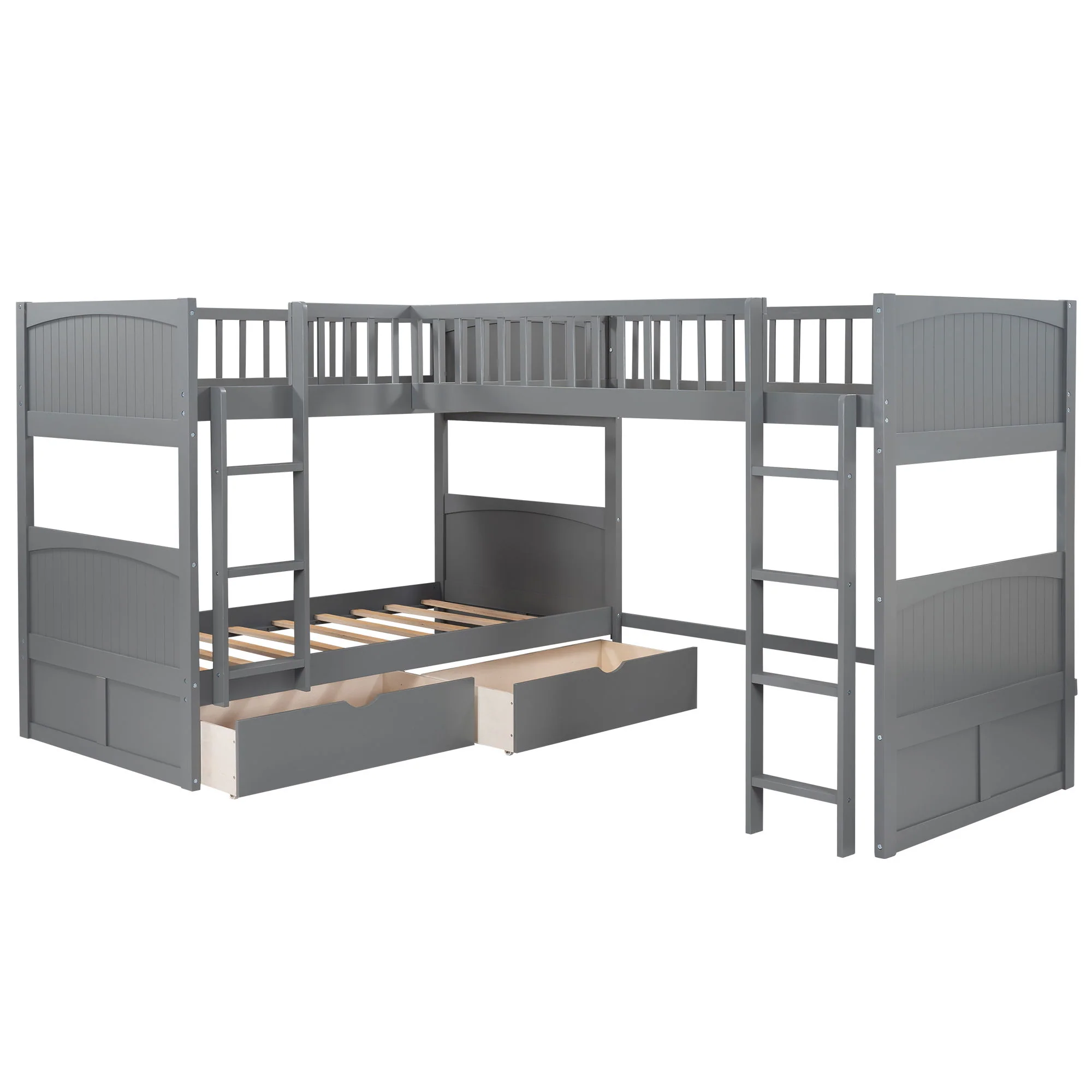 Bunk Bed With Loft And 2 Drawers - Image 16