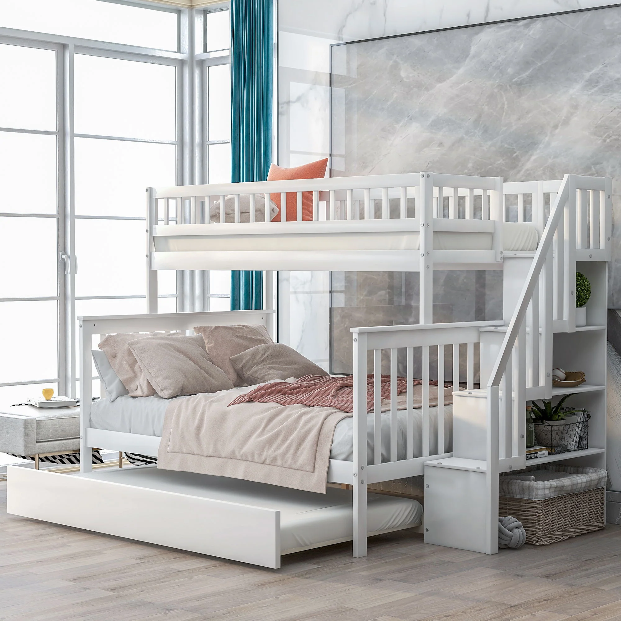 Bunk Bed With Staircase - Image 29