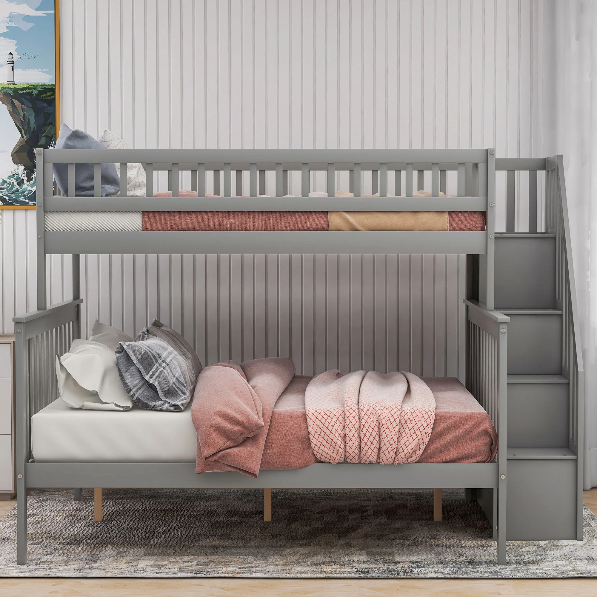 Bunk Bed With Staircase - Image 66