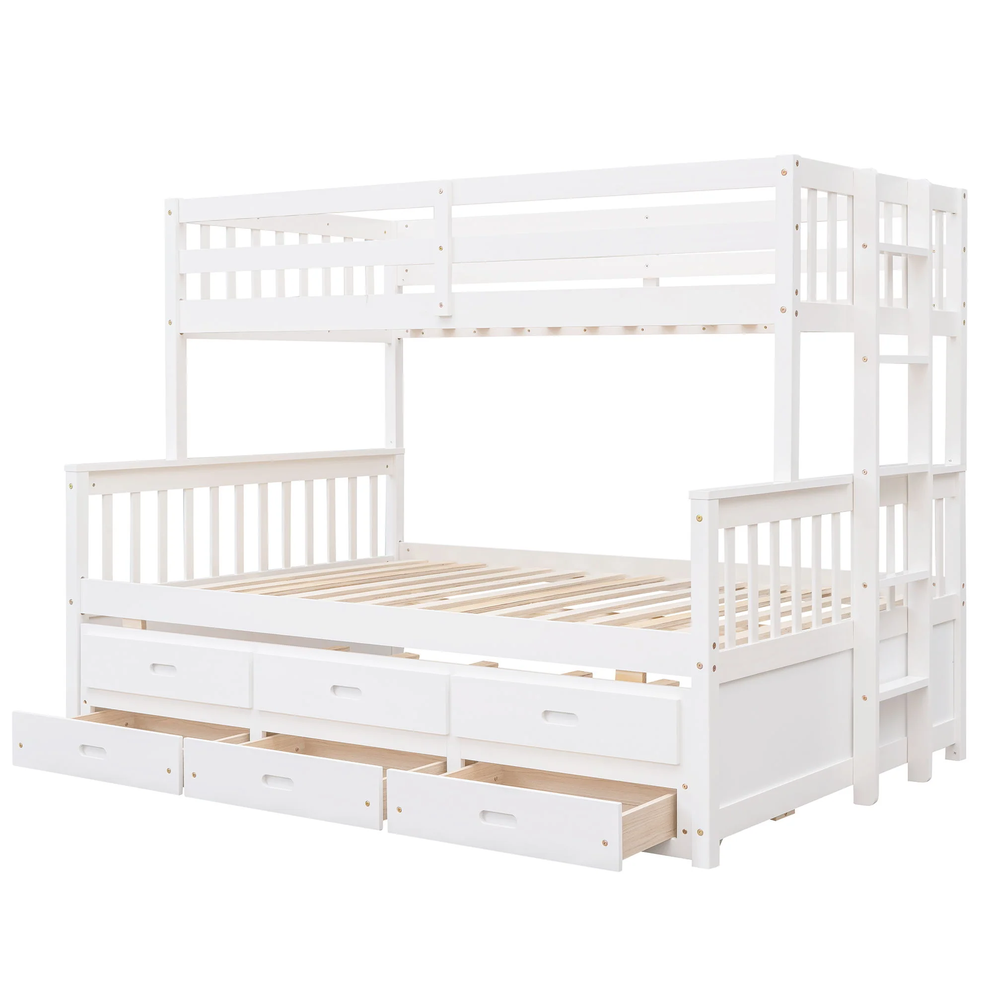 Bunk Bed With Twin Size Trundle And Drawers - Image 18