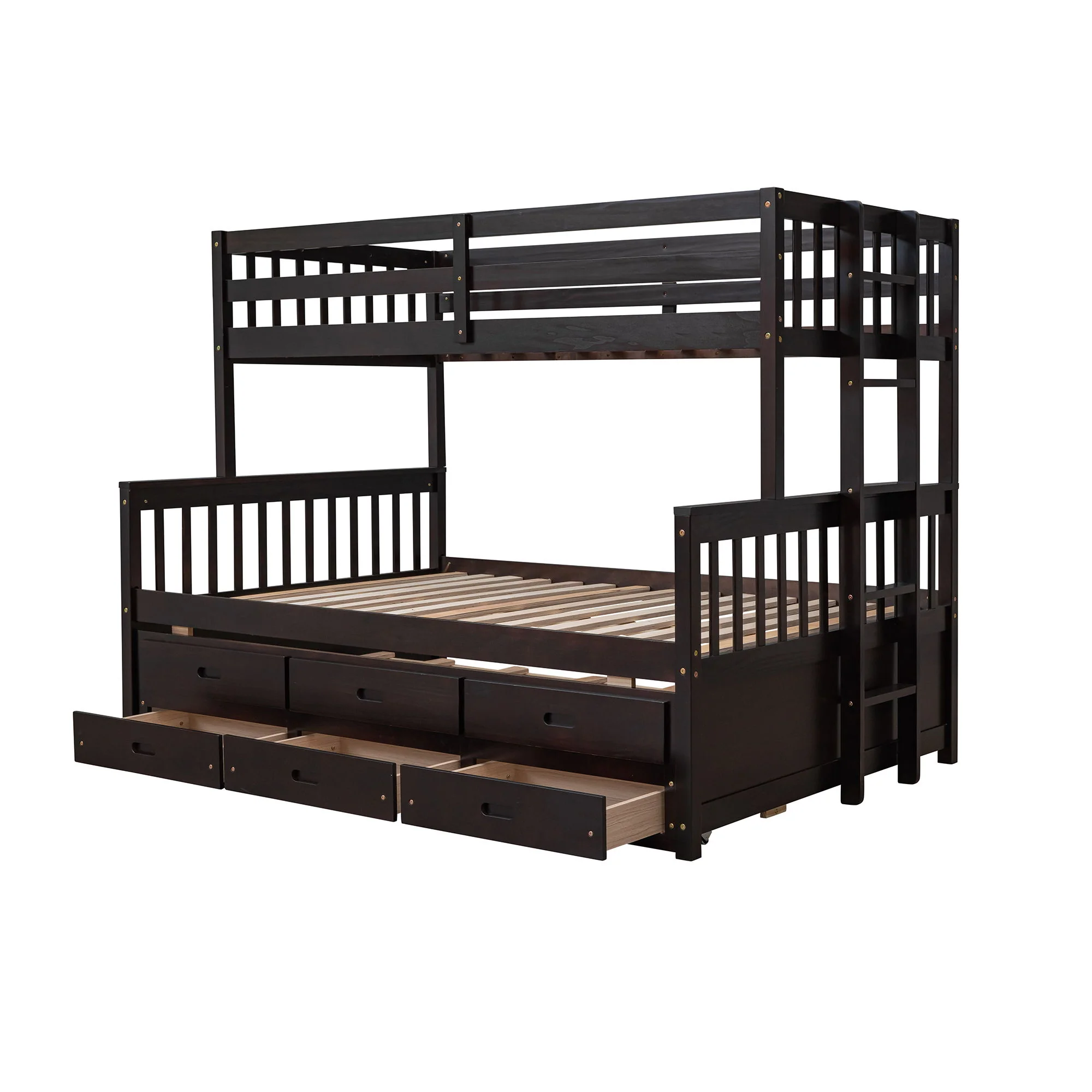 Bunk Bed With Twin Size Trundle And Drawers - Image 4