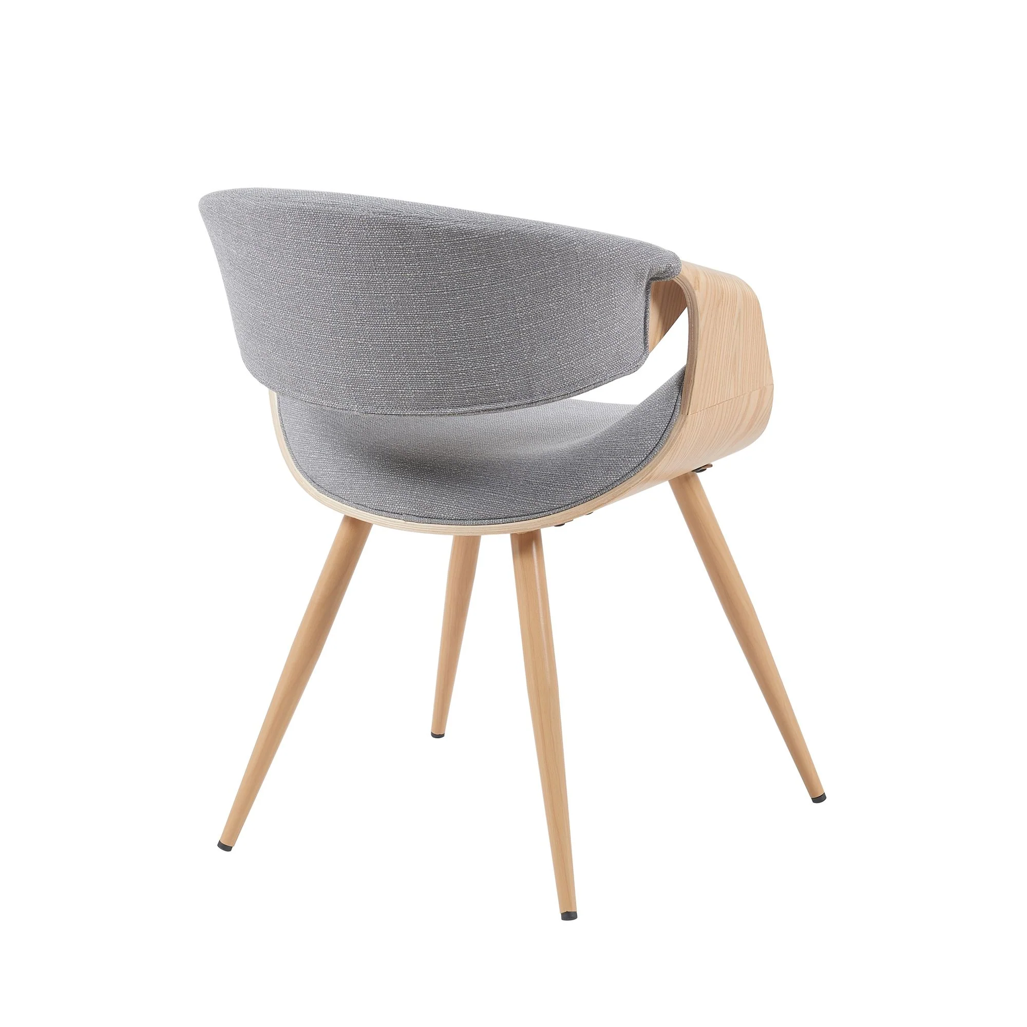Butterfly - Upholstered Dining Chair - Brown Oak - Image 8