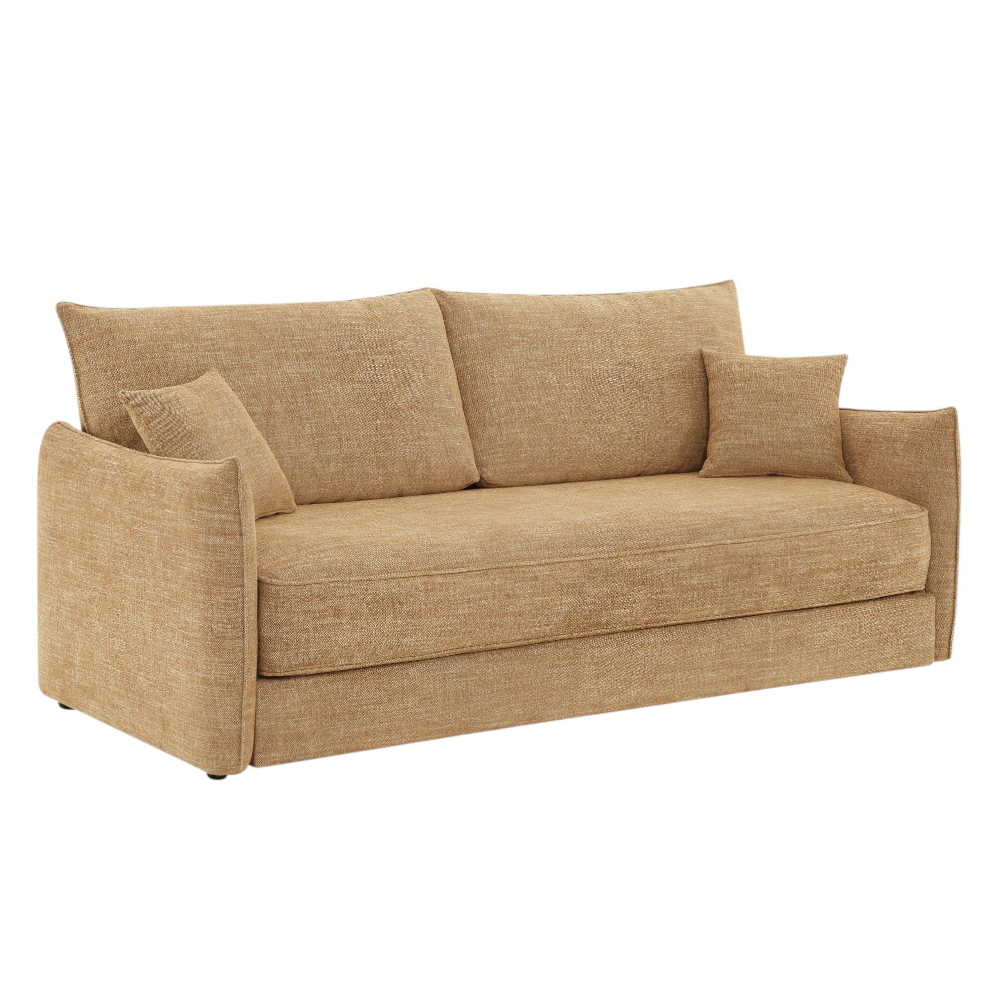 Cadie - Sofa With 2 Pillows - Mocha - Image 7