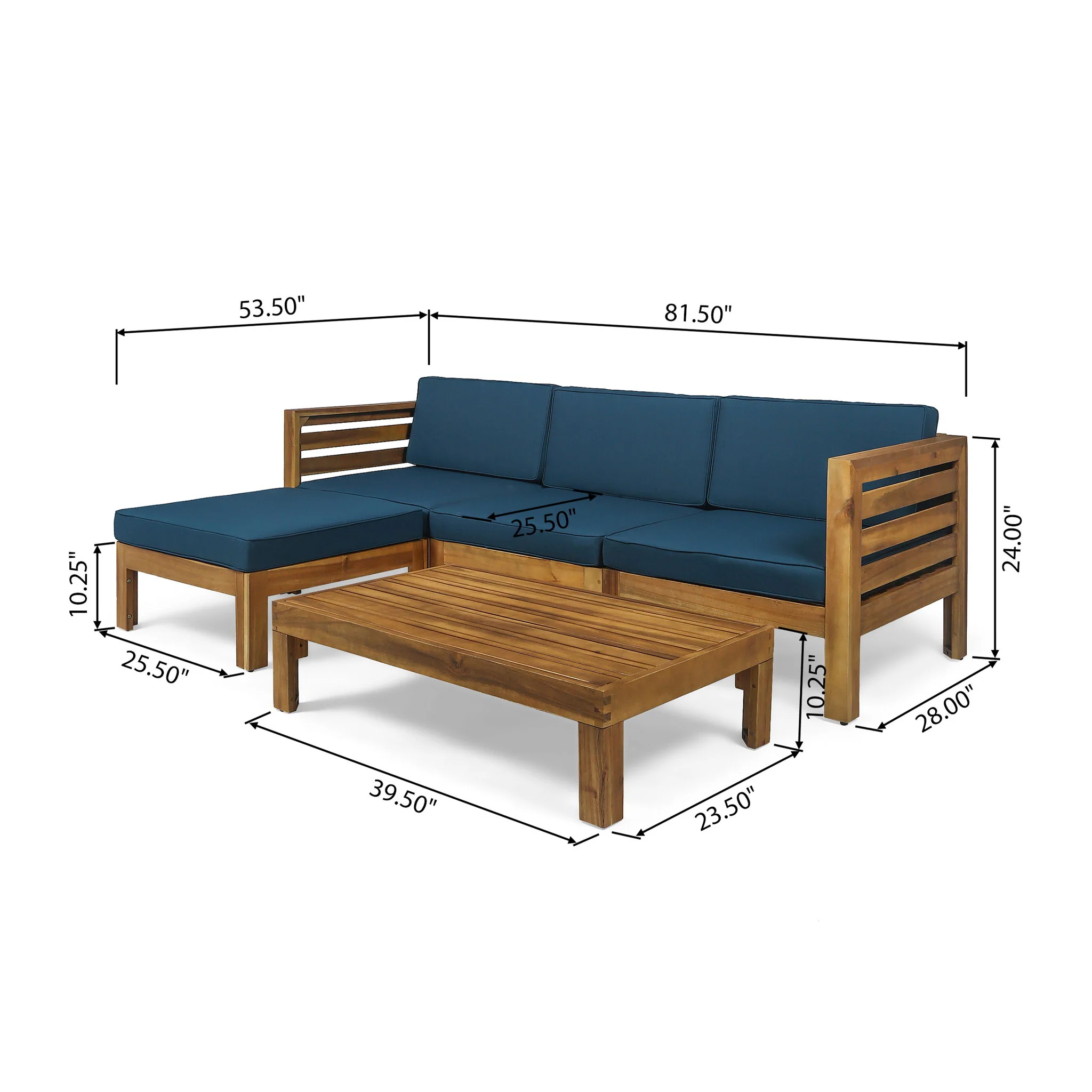 Cambridge - L Shape Sofa Set - Image 11