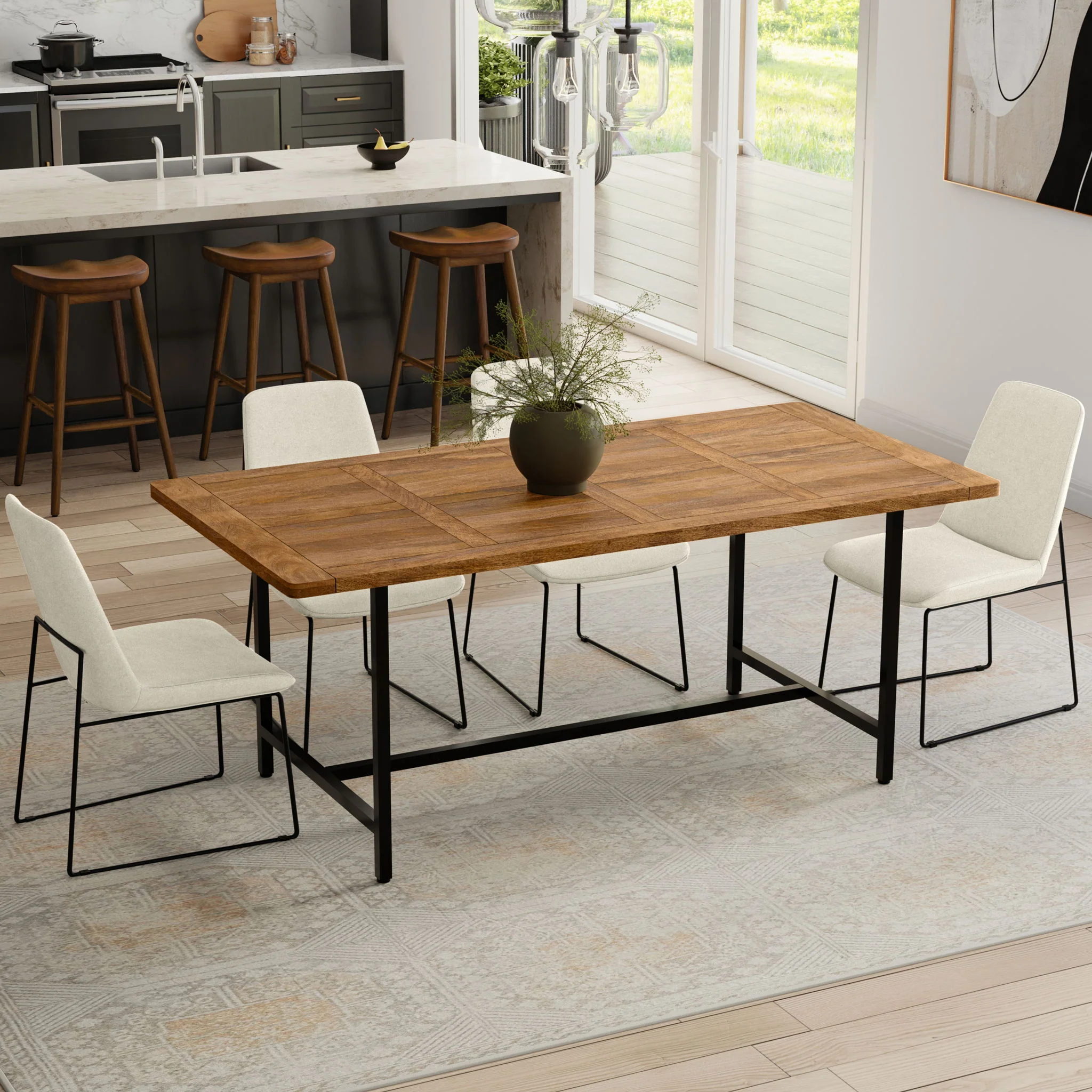 Campbell - Handcrafted Dining Table - Image 11
