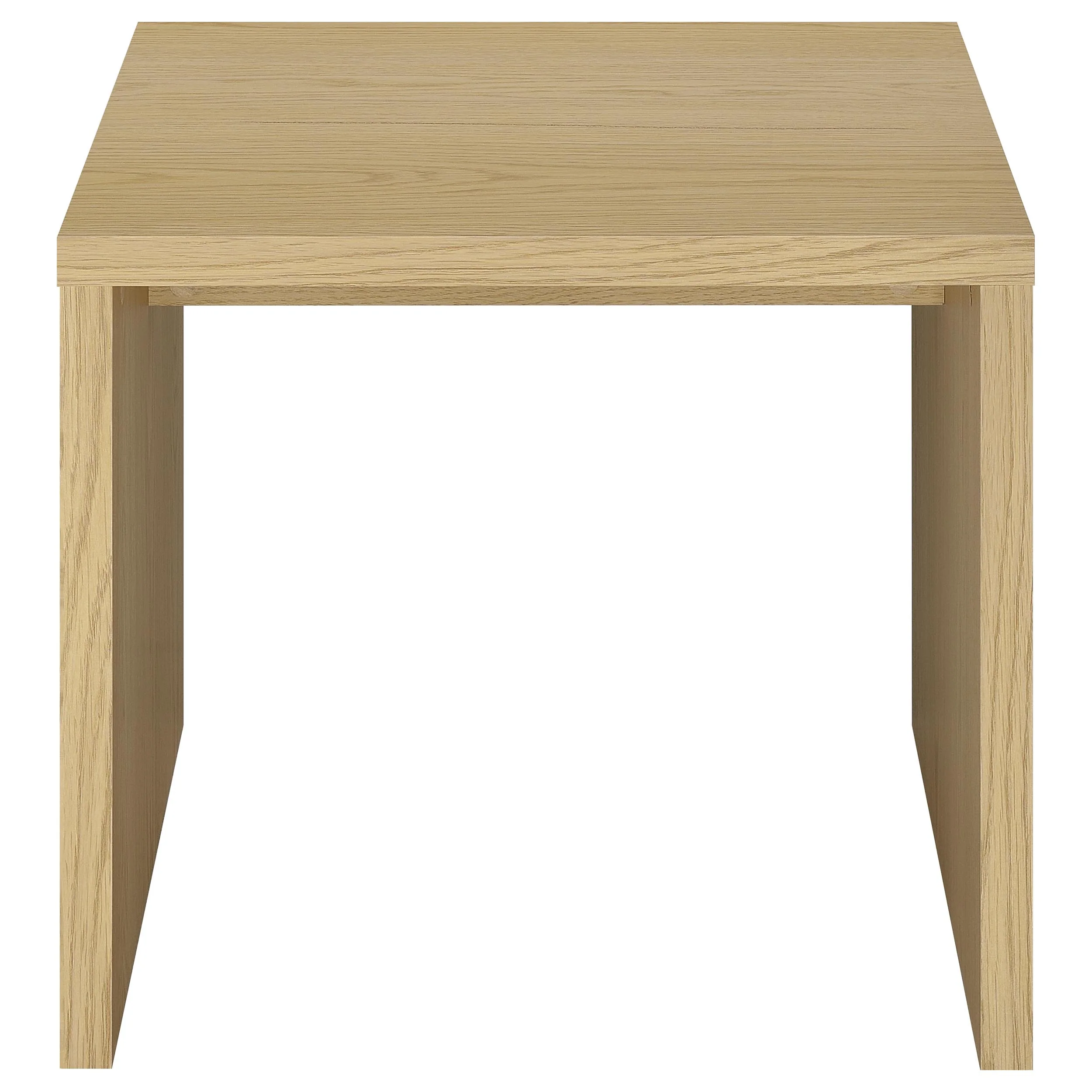 Canoga 2-Piece Lift Top Cocktail Coffee Table Set Light Oak - Image 5