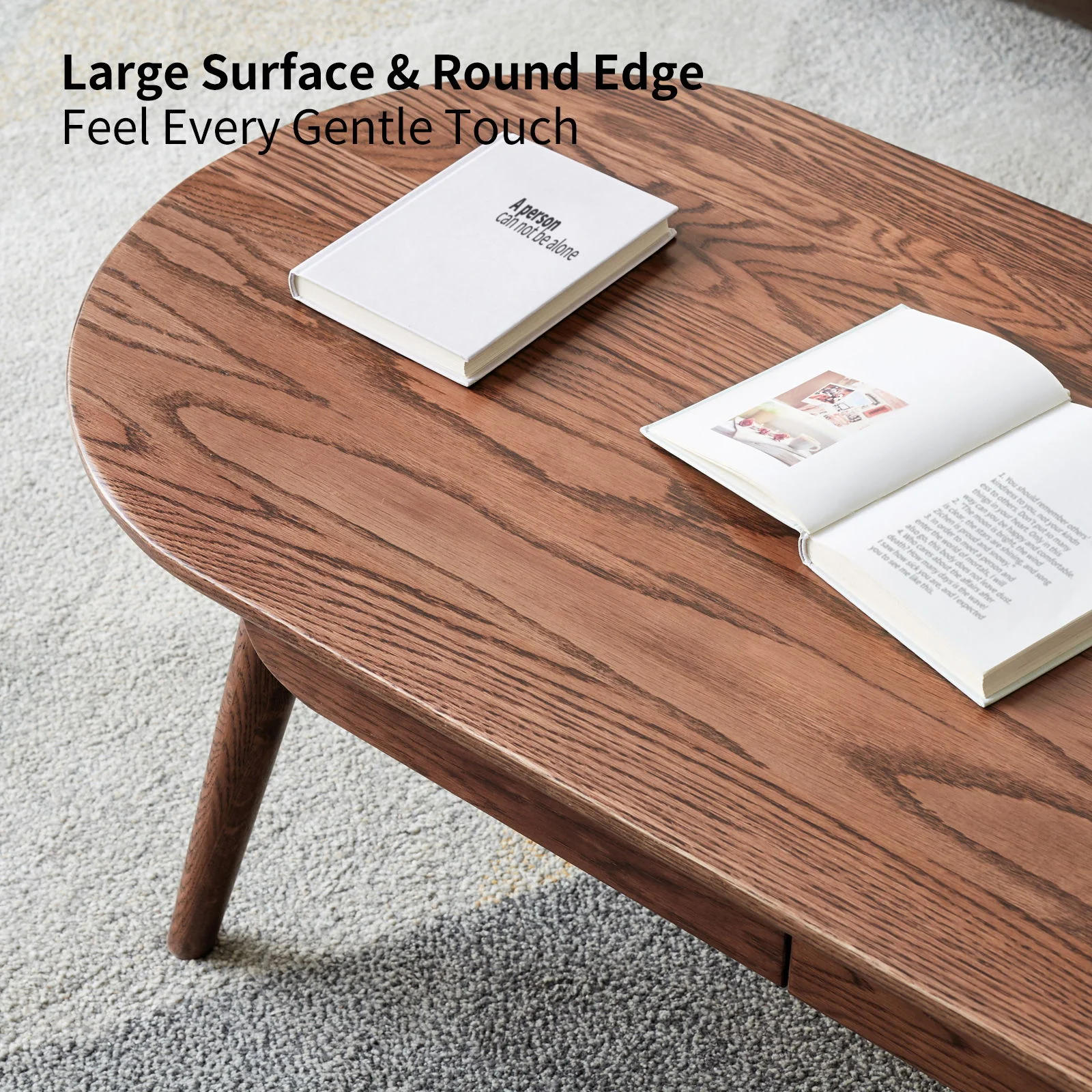 Capsule Centre Low Table With Drawers Coffee Table - Image 3