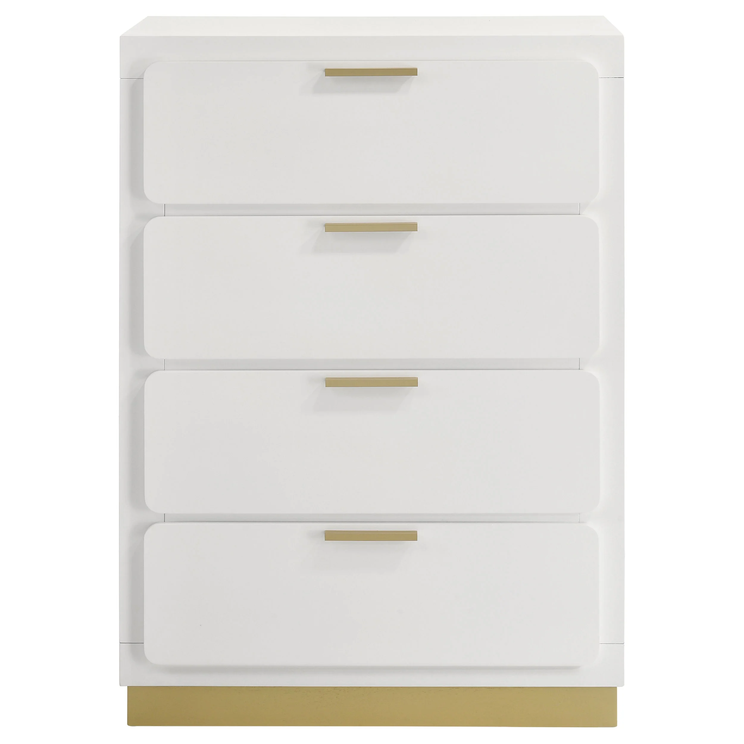 Caraway 4-Drawer Bedroom Chest White - Image 5