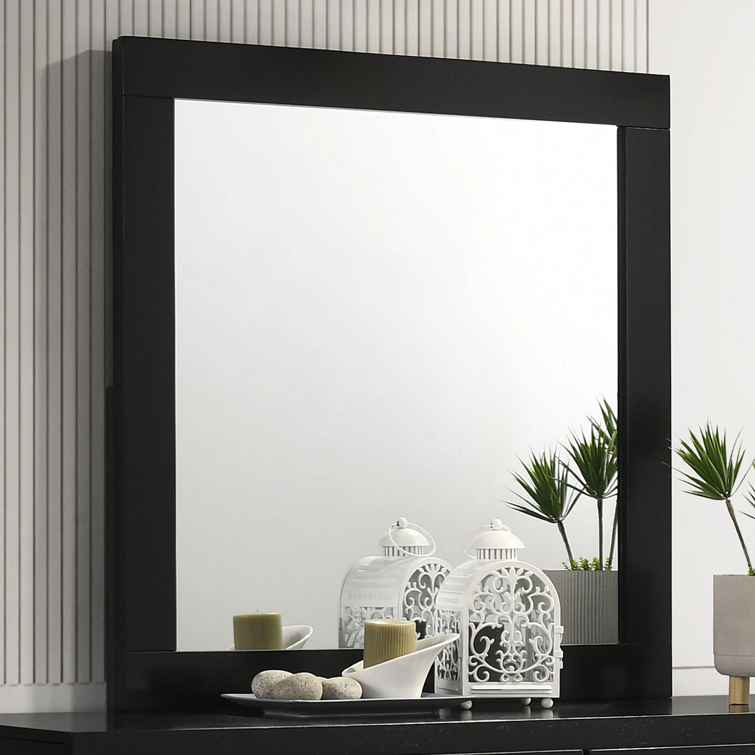 Caraway Dresser Mirror Black - Image 4