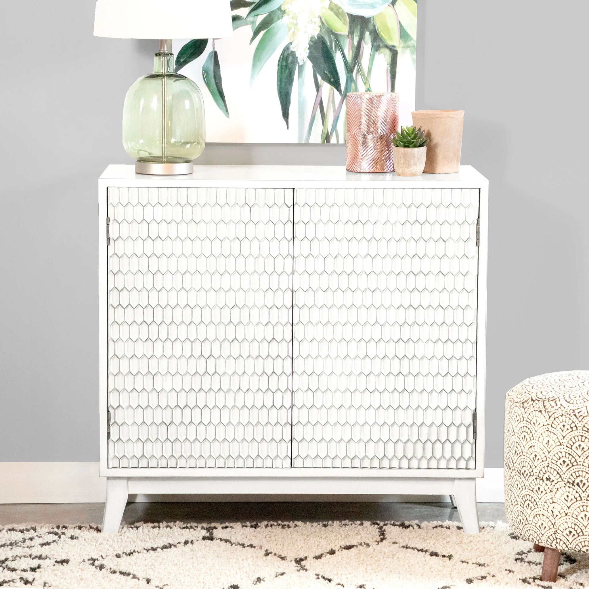 Carillon - 2 Door Accent Cabinet - White - Image 2