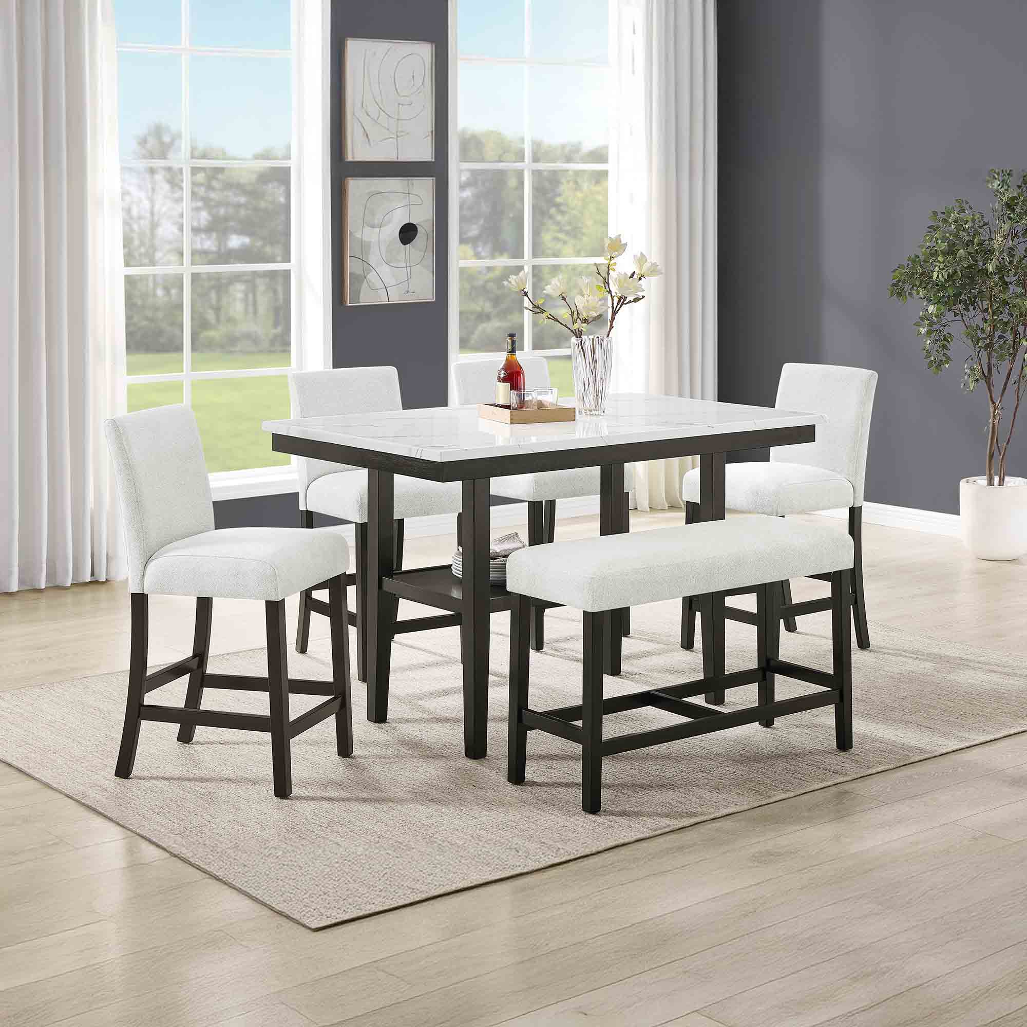 Carissa - Rectangle Counter Dining Set - Image 5