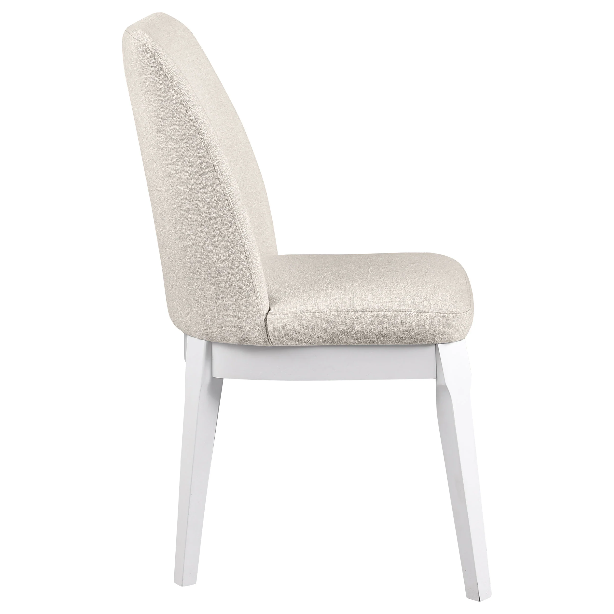 Carissa Upholstered Dining Side Chair, Beige (Set of 2) - Image 10