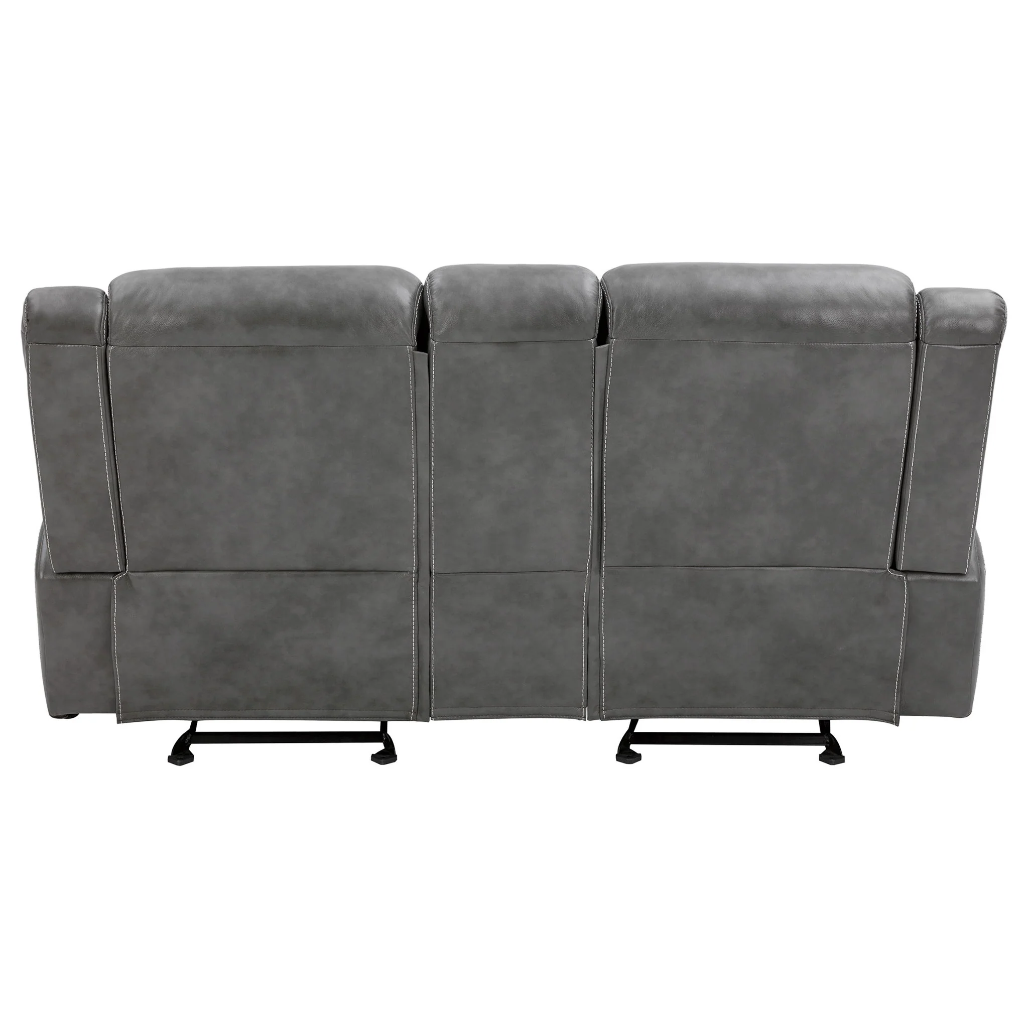 Carmen - Cool Motion Loveseat With Storage, With Reclining Function And Built In Storage - Gray - Image 6