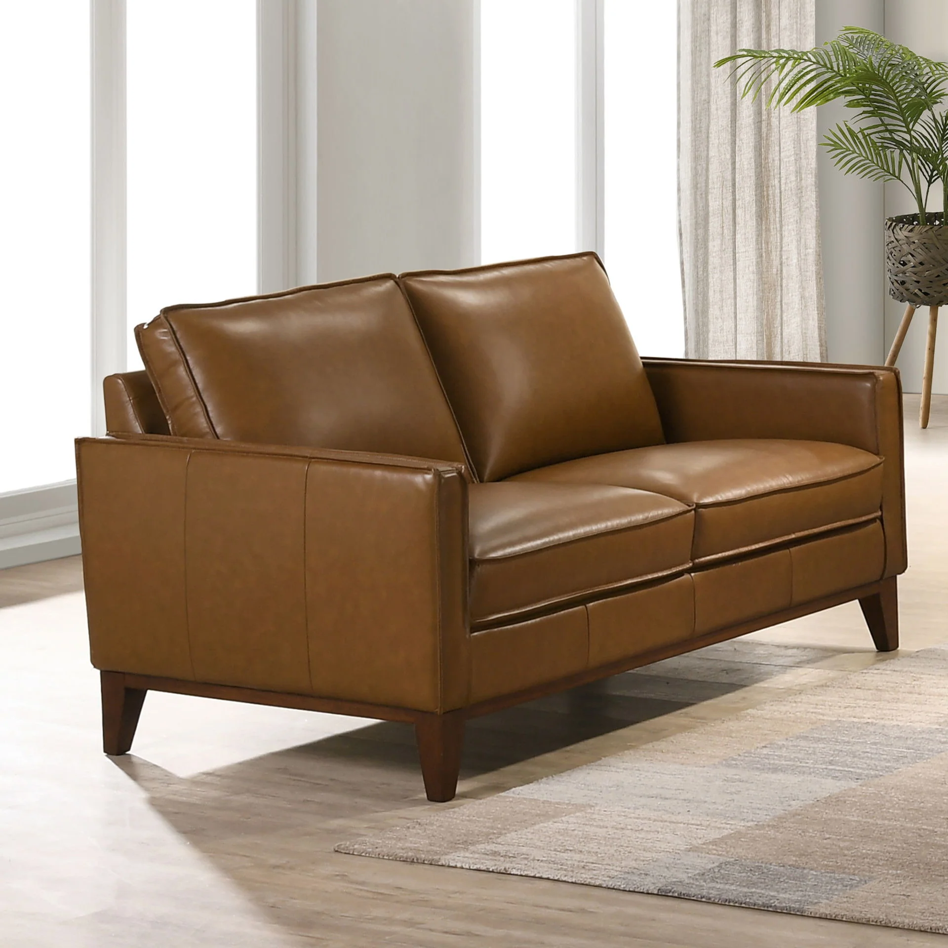 Caspar - Loveseat - Caramel - Image 4