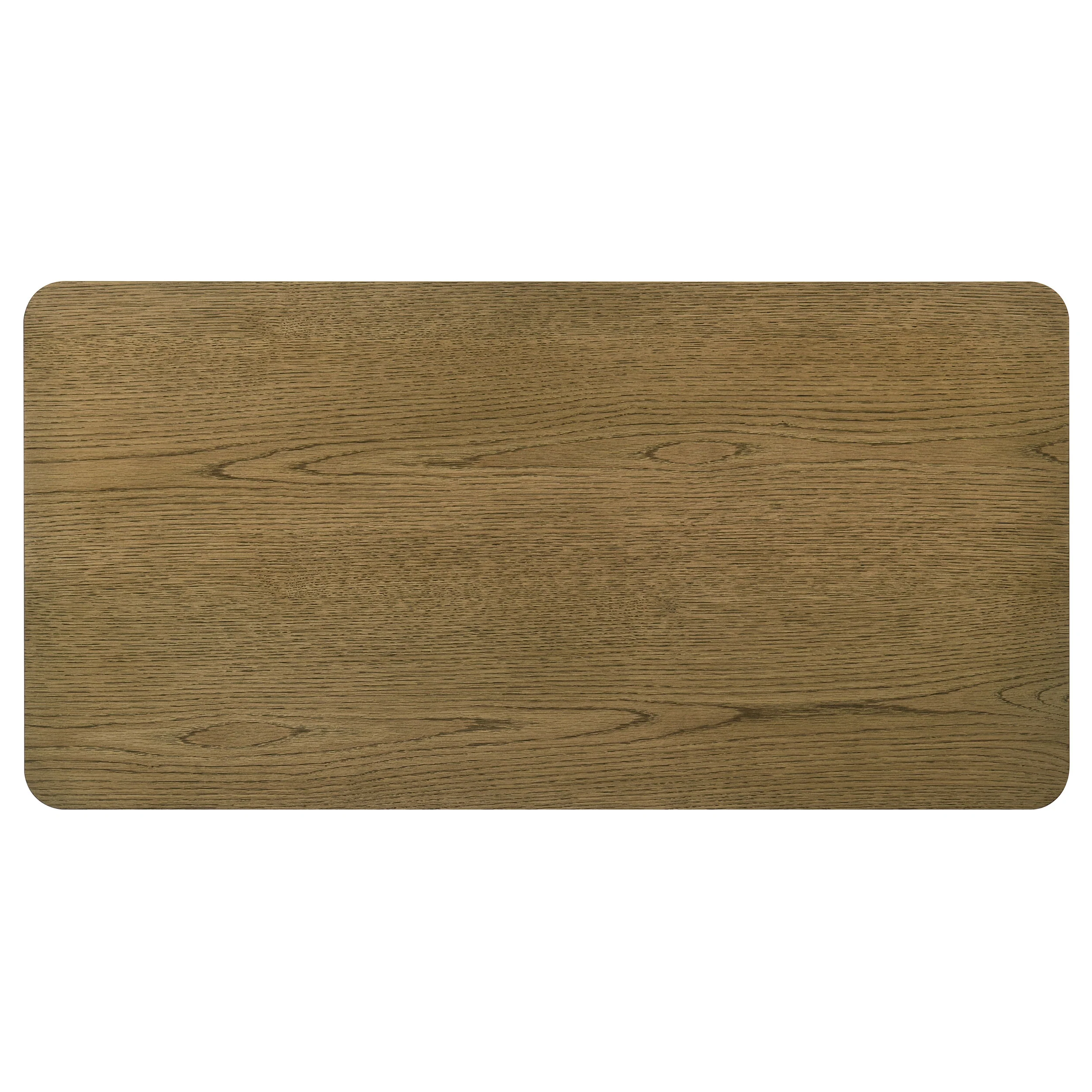 Castlewood Engineered Wood Cocktail Coffee Table, Brown Oak - Image 3