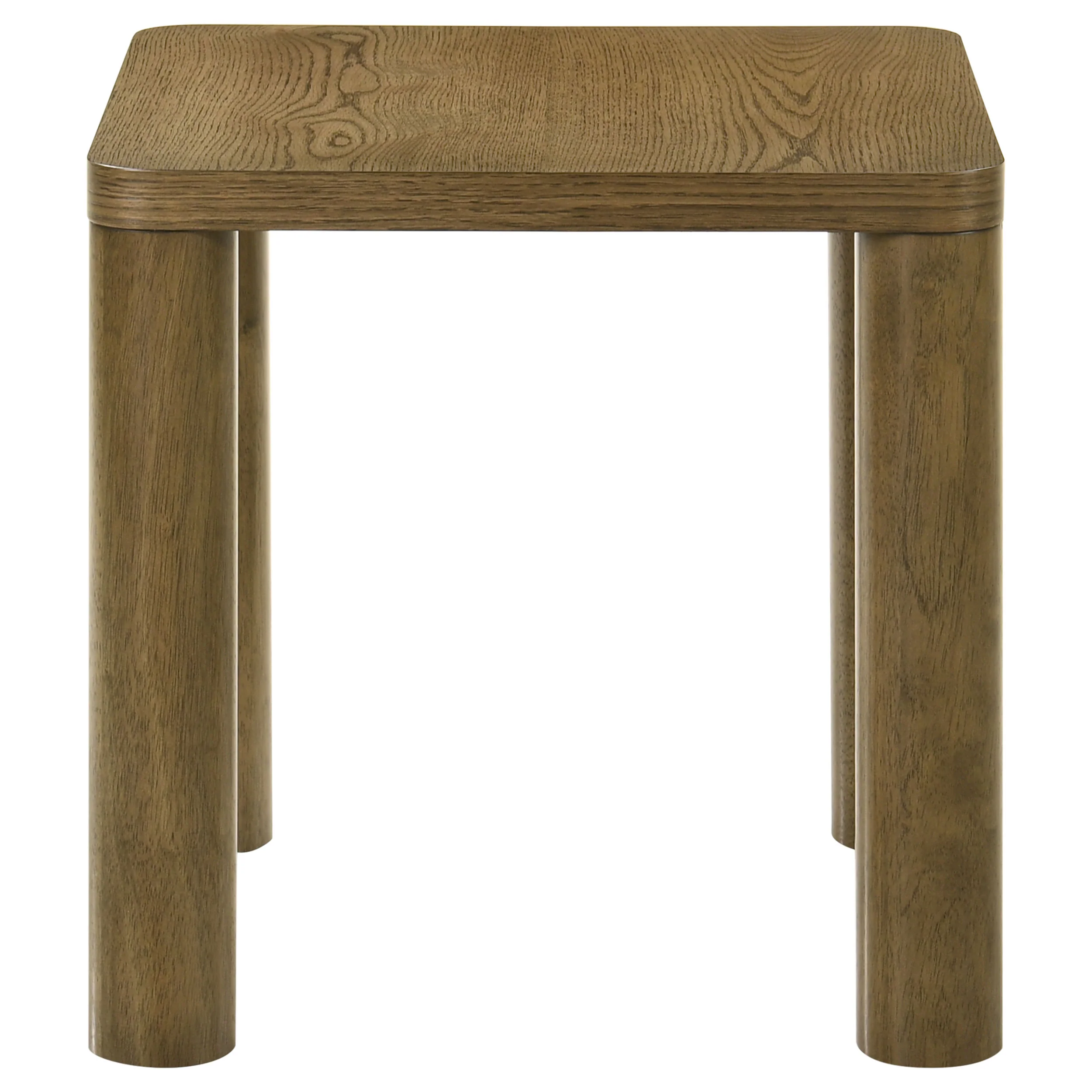 Castlewood Brown Oak Engineered Wood End Table - Image 2