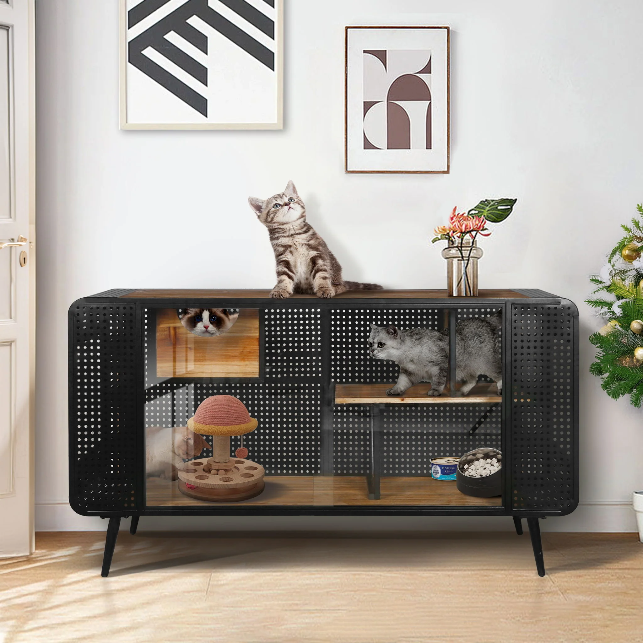 Cat House With Tempered Glass - Image 9