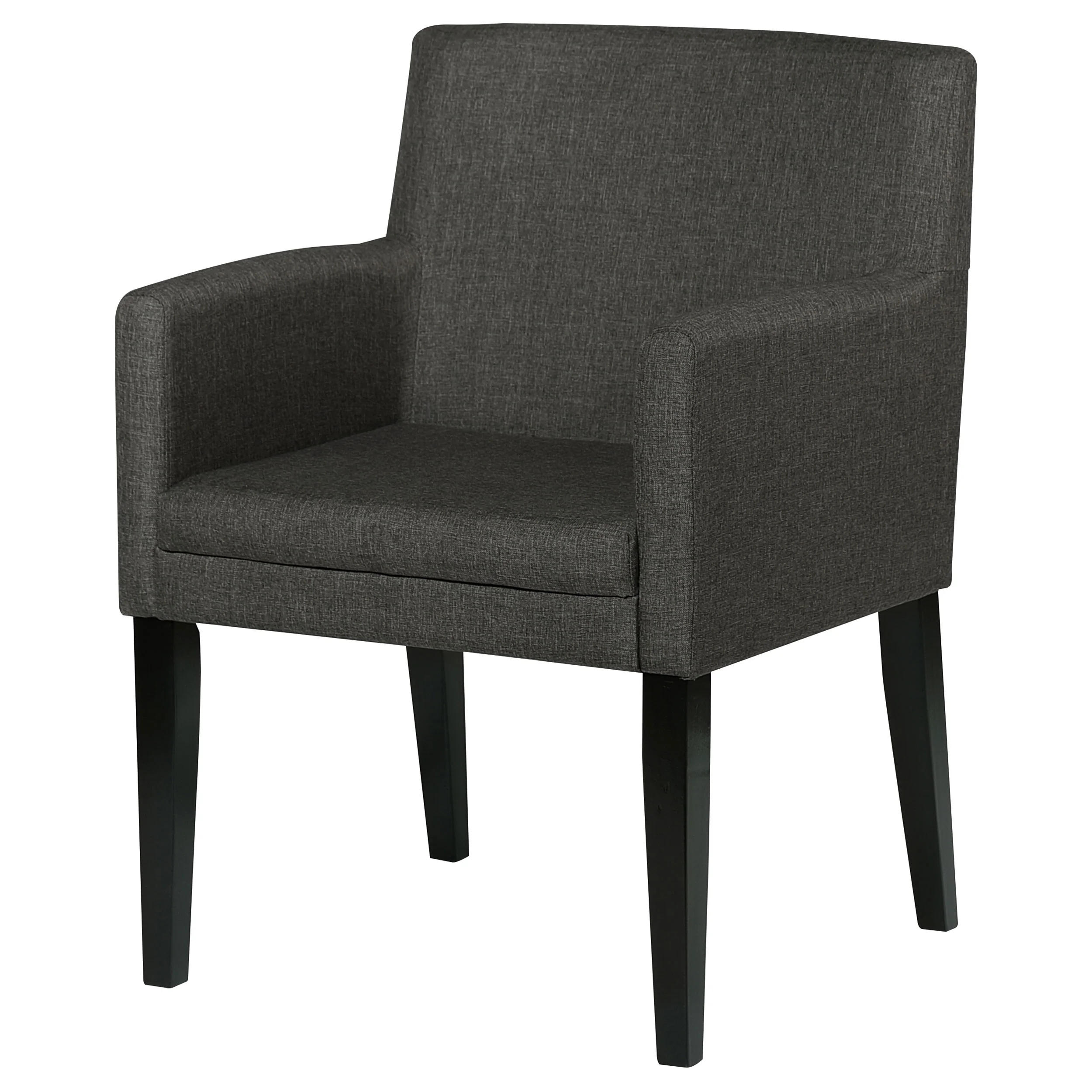 Catherine Upholstered Dining Arm Chair Grey (Set of 2) - Image 4