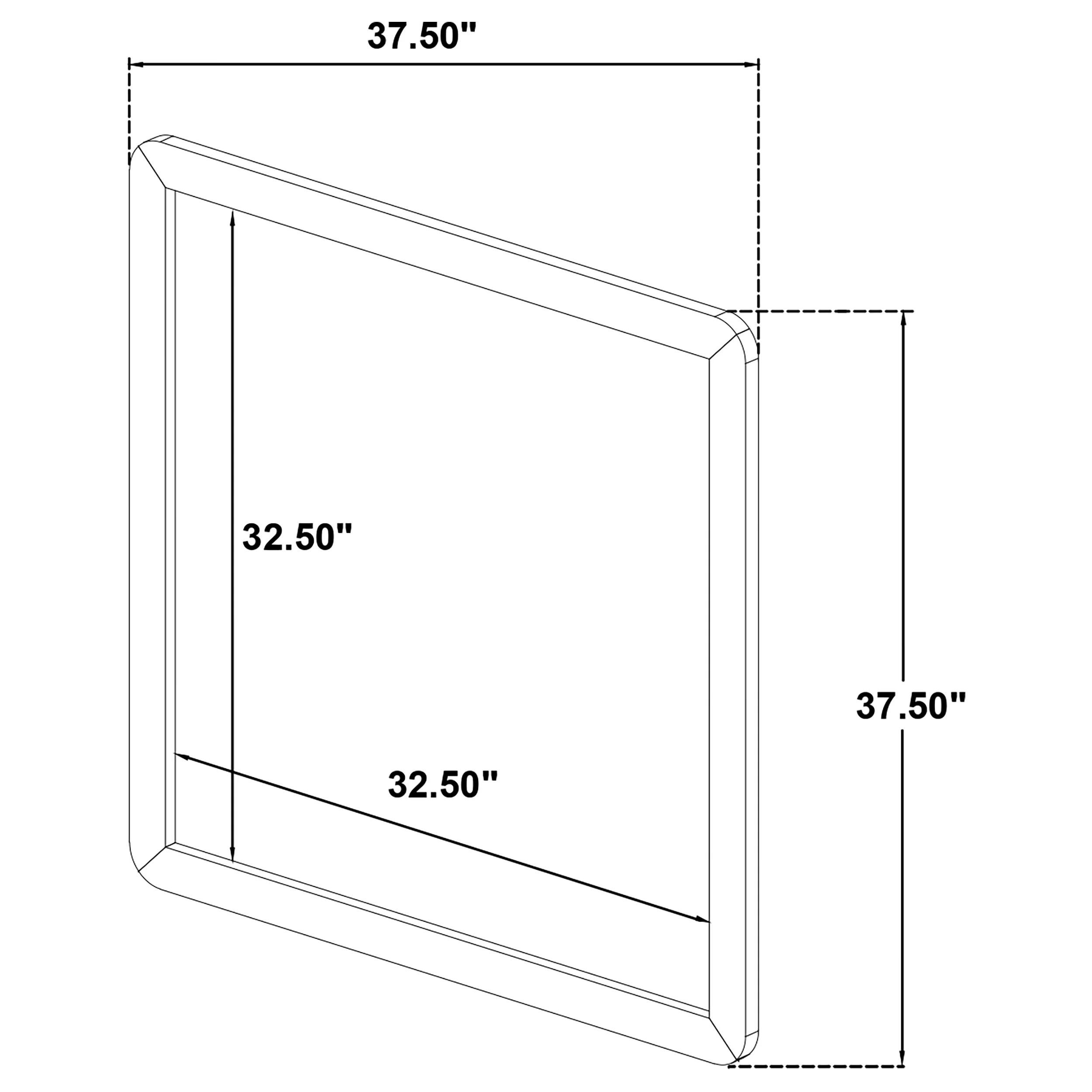 Cavelle Dresser Mirror Black - Image 3