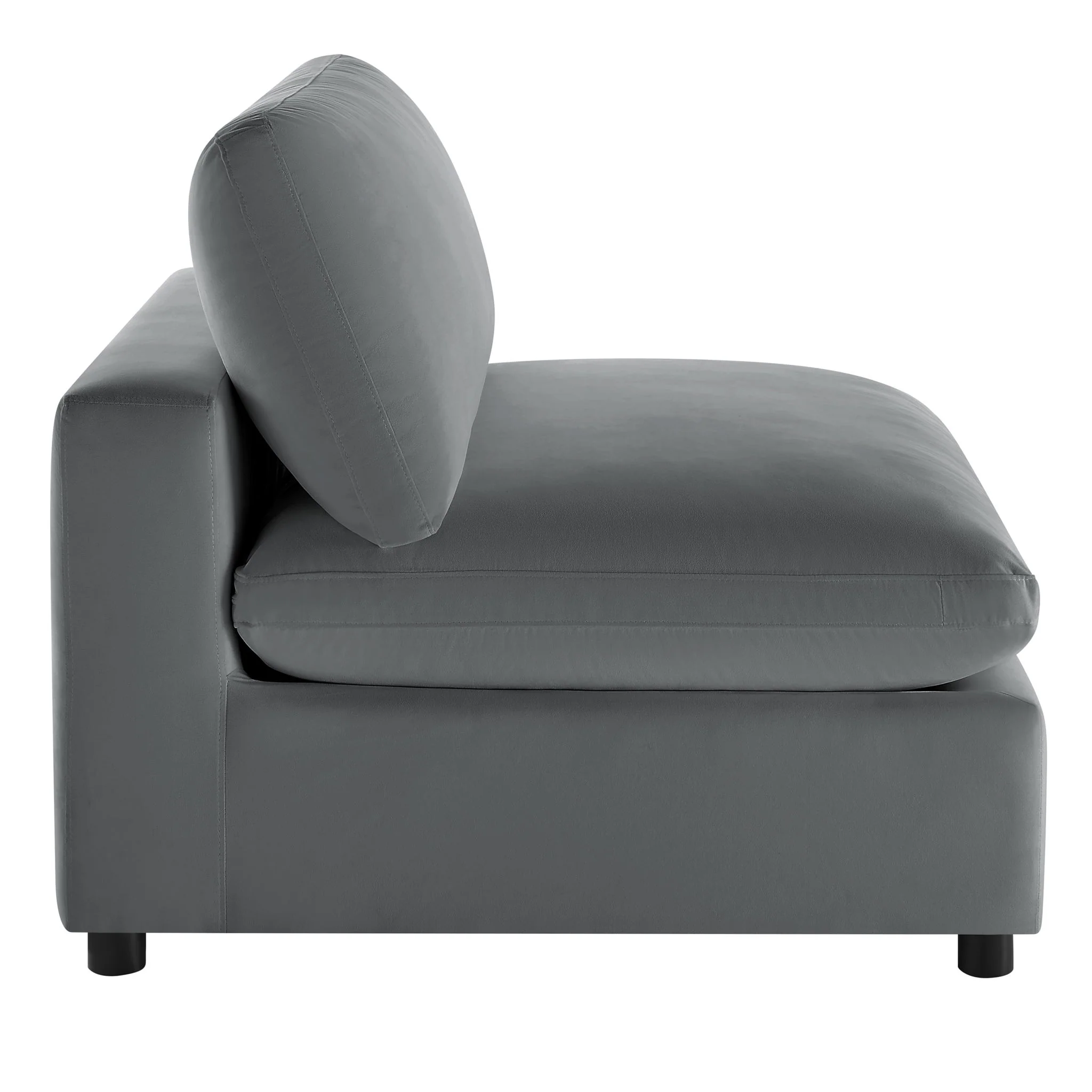 Caylie - Modular 5 Piece Sectional - Charcoal - Image 5