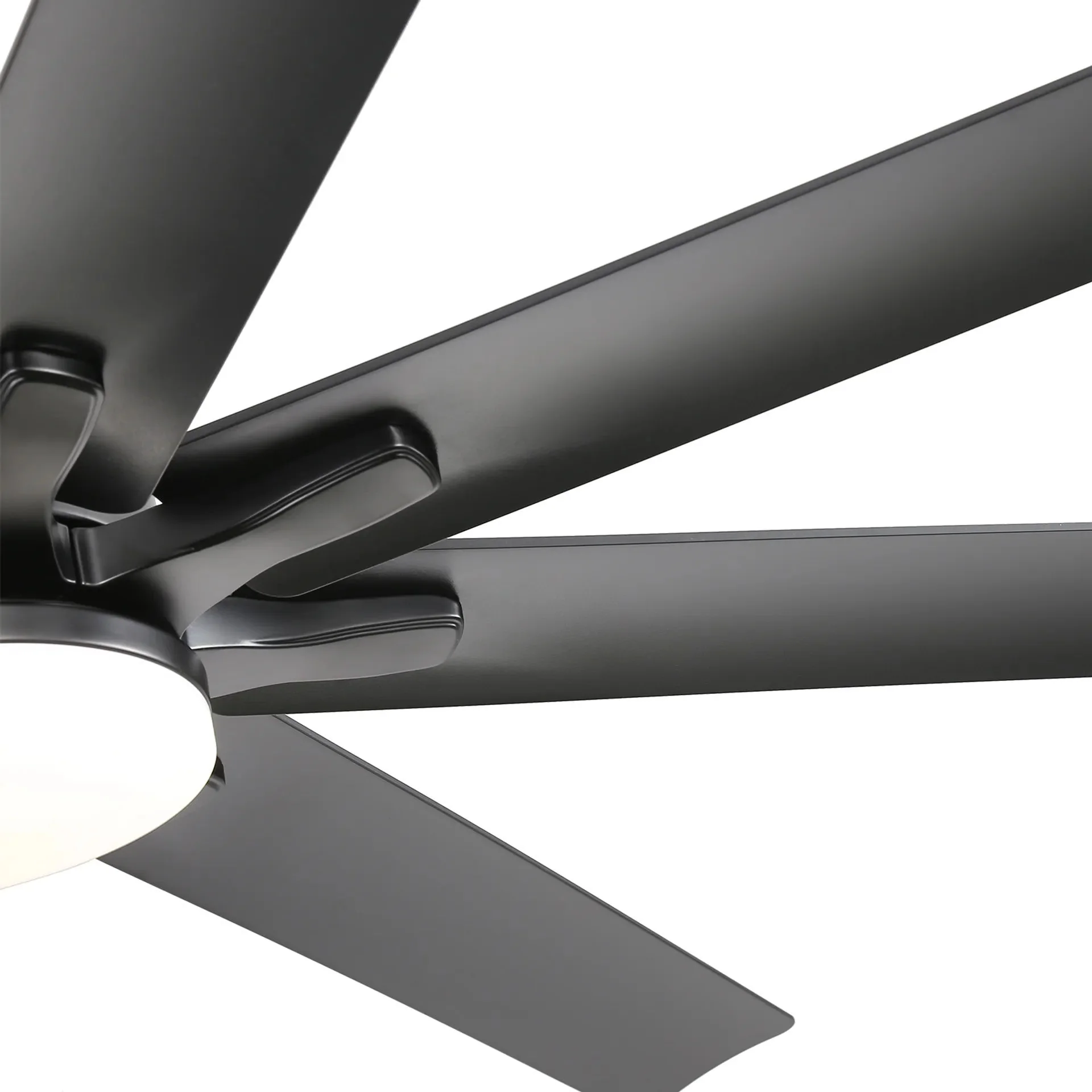 Ceiling Fan With Dimmable LED Light, 8 Blades, Smart Remote Control, Reversible DC Motor For Home Office And Living Spaces - Matte Black - Image 6