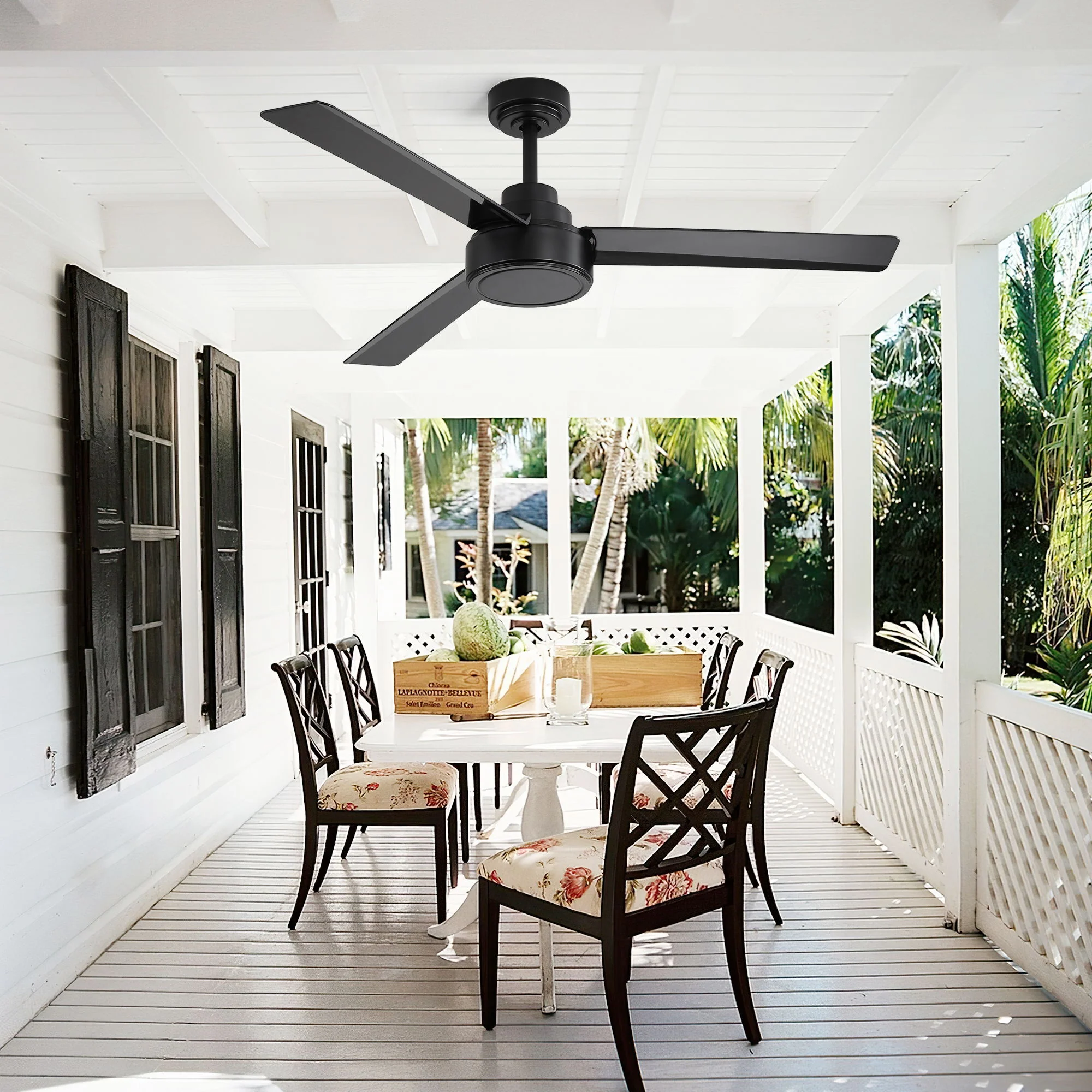 Ceiling Fan Without Light, 3 Blades Farmhouse Ceiling Fan With Remote Control 6-Speed Reversible Dc Motor For Living Room, Bedroom, Kitche - Image 4