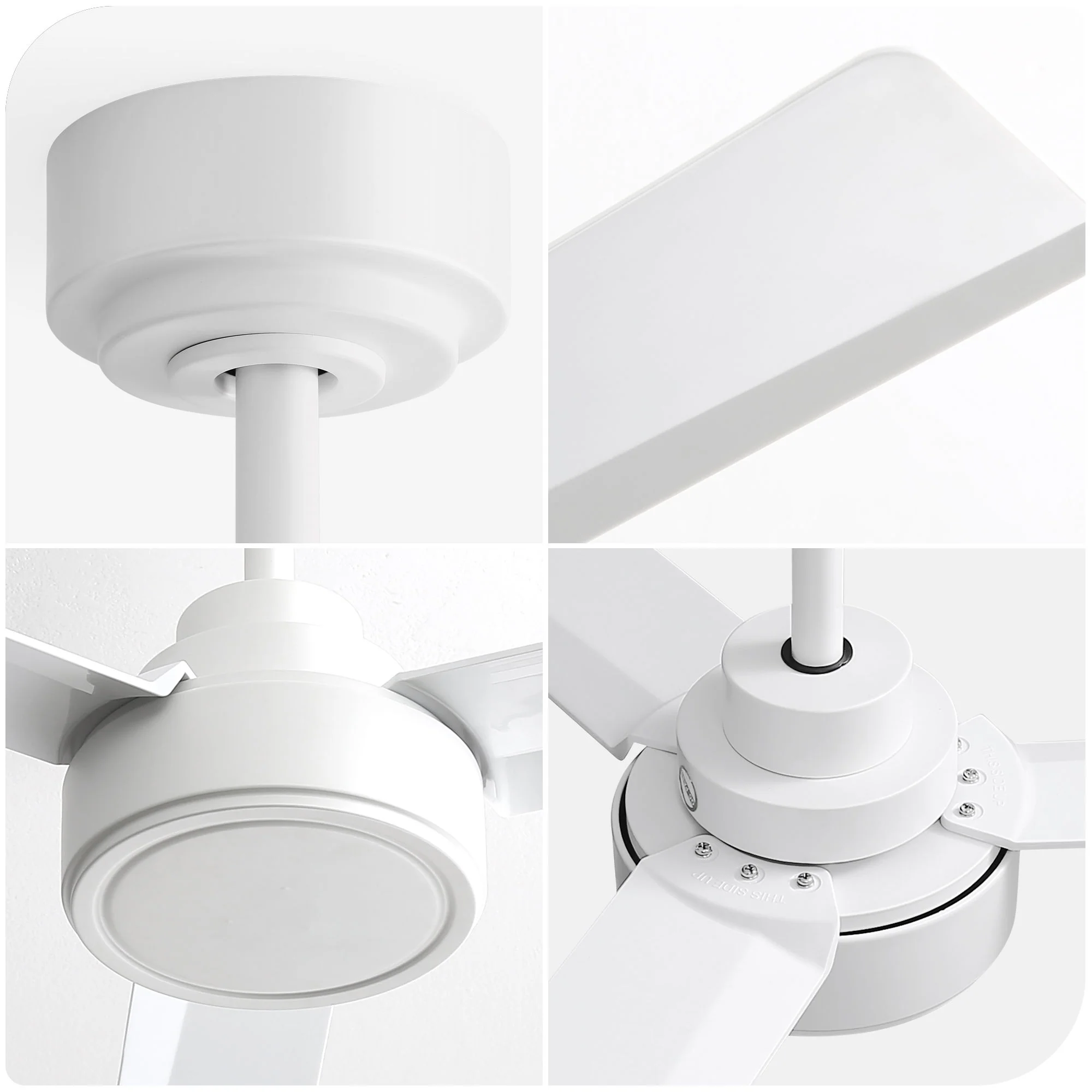 Ceiling Fan Without Light, 3 Blades Farmhouse Ceiling Fan With Remote Control 6-Speed Reversible Dc Motor For Living Room, Bedroom, Kitche - Image 8