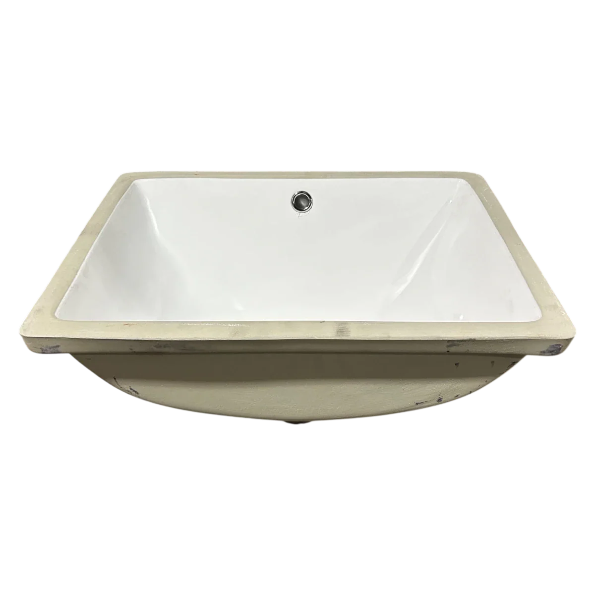 Ceramic Rectangular Bathroom Sink - Image 2