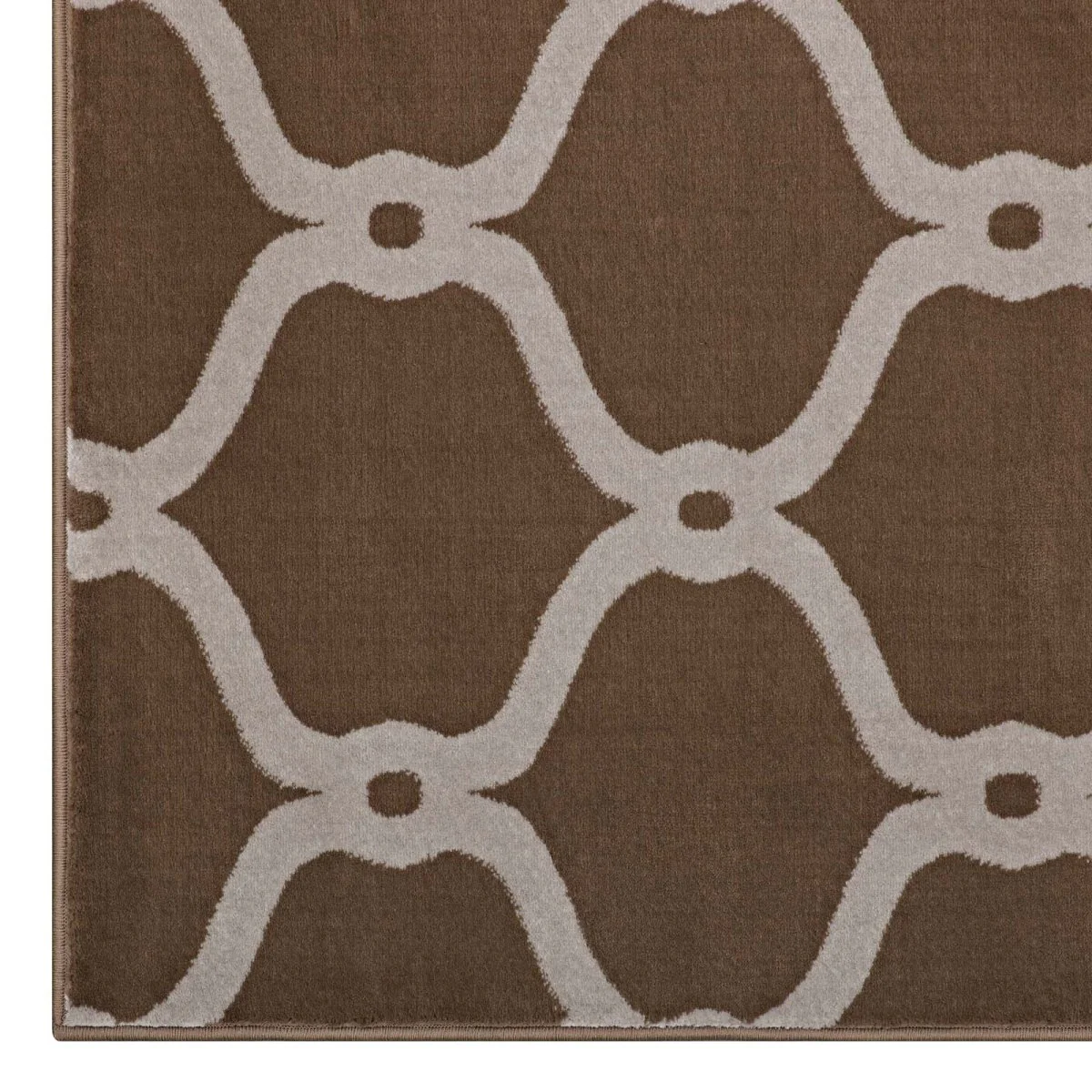 Chain Link Transitional Trellis Area Rug — Classic Transitional Design for Living Rooms - Image 37
