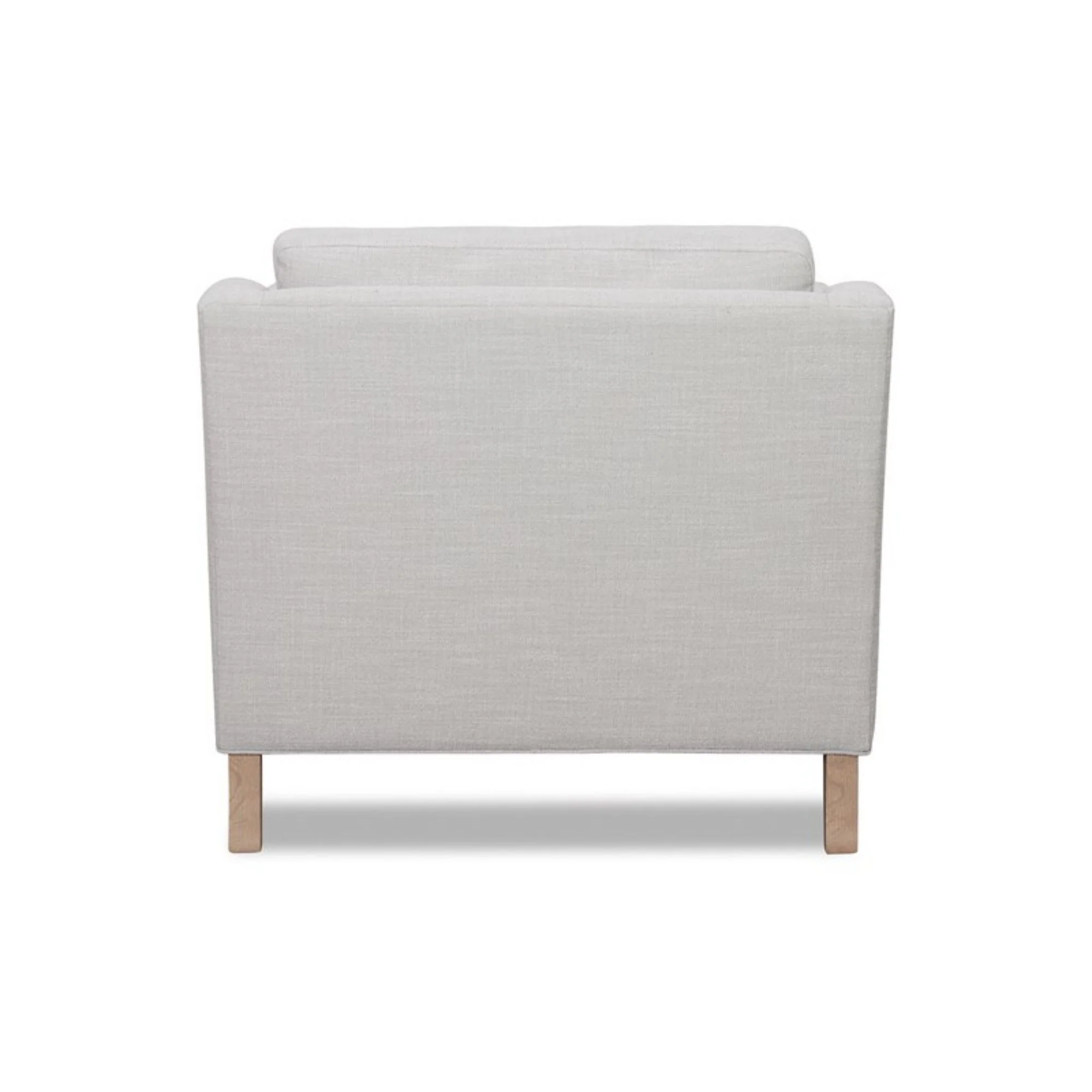 Chair With High Track Arms - Beige - Image 4