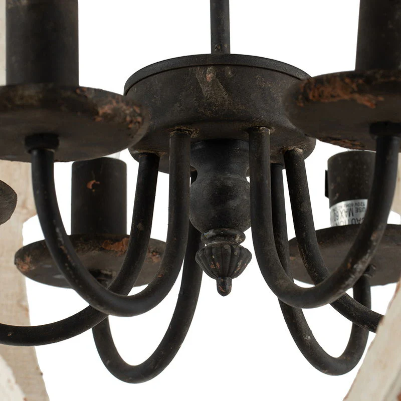 Chandelier, Hanging Light Fixture With Adjustable Chain For Kitchen, Bulb Not Included - Image 9