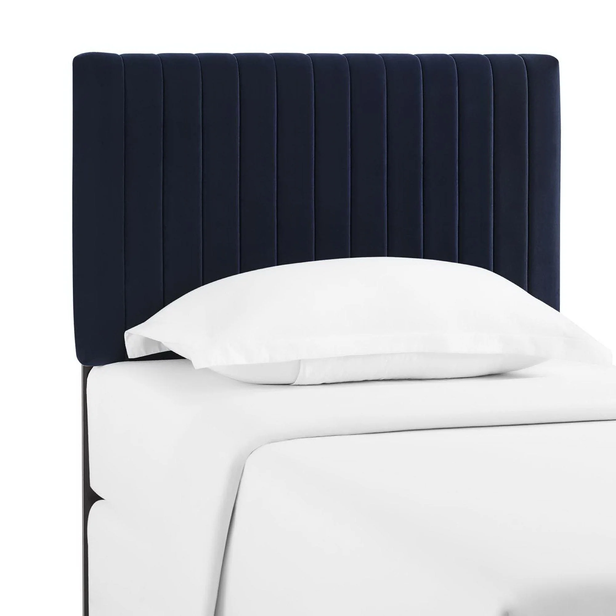 Channel Tufted Performance Velvet Headboard - Image 23