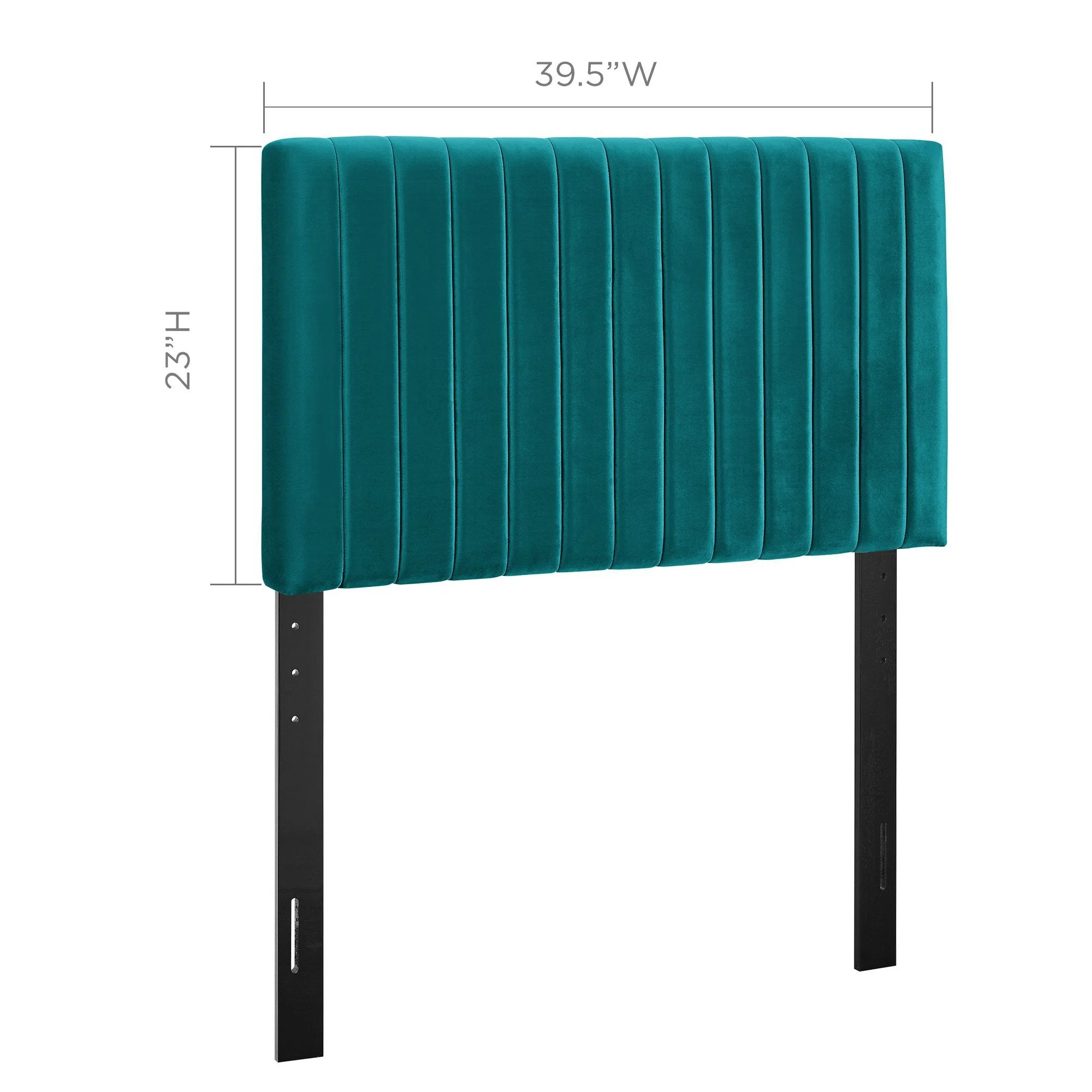 Channel Tufted Performance Velvet Headboard - Image 28